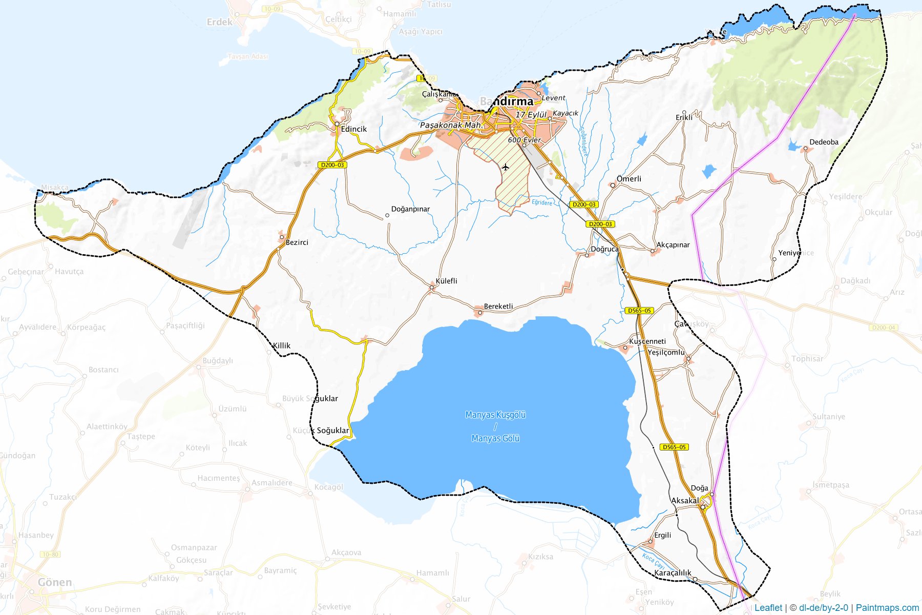 Bandirma (Balikesir) Map Cropping Samples-1