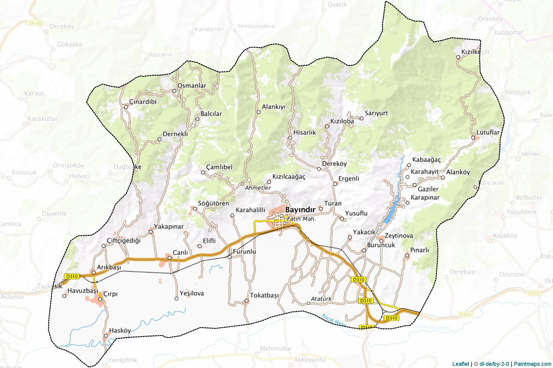 Bayindir (Izmir) Map Cropping Samples-1