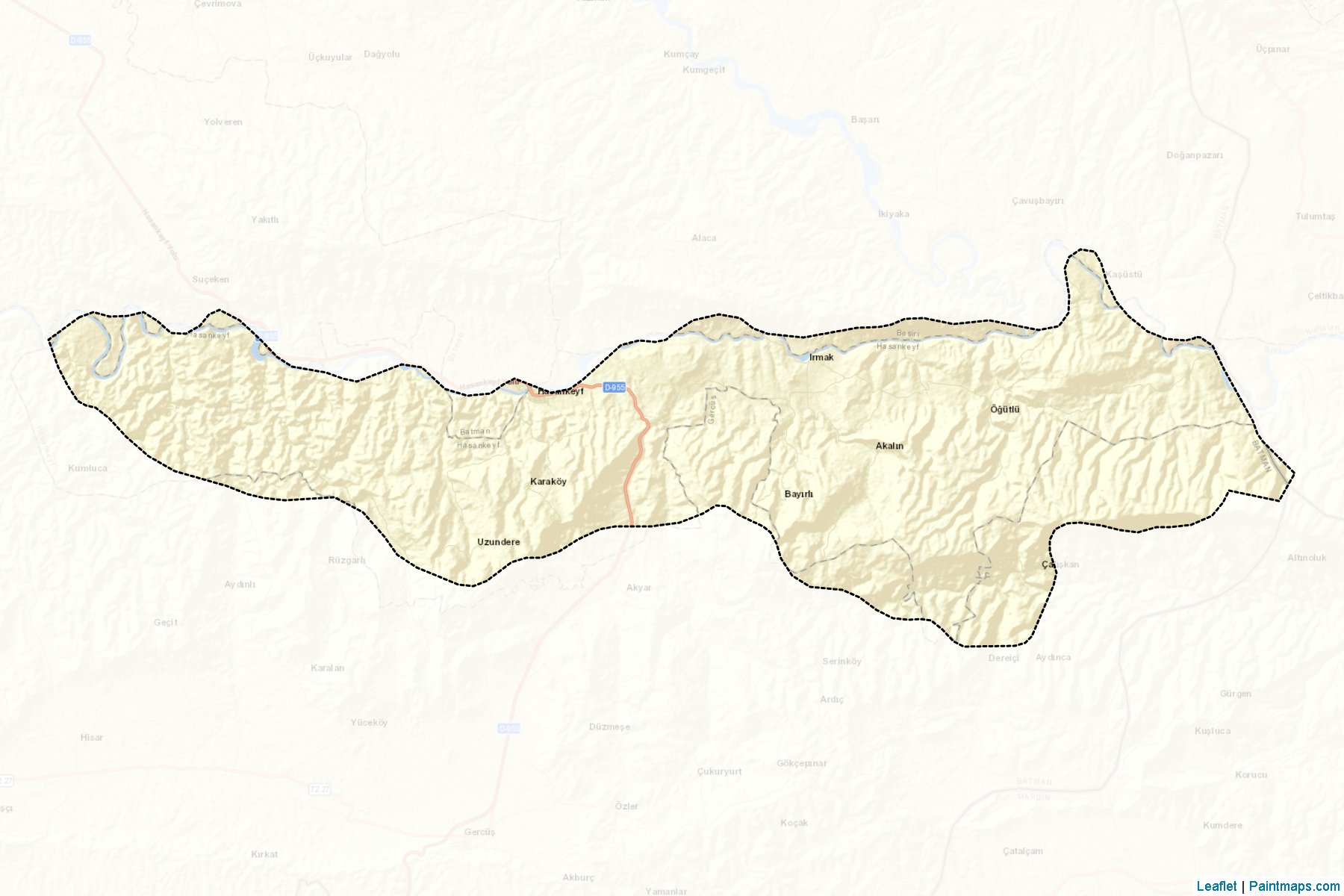 Muestras de recorte de mapas Hasankeyf (Batman)-2