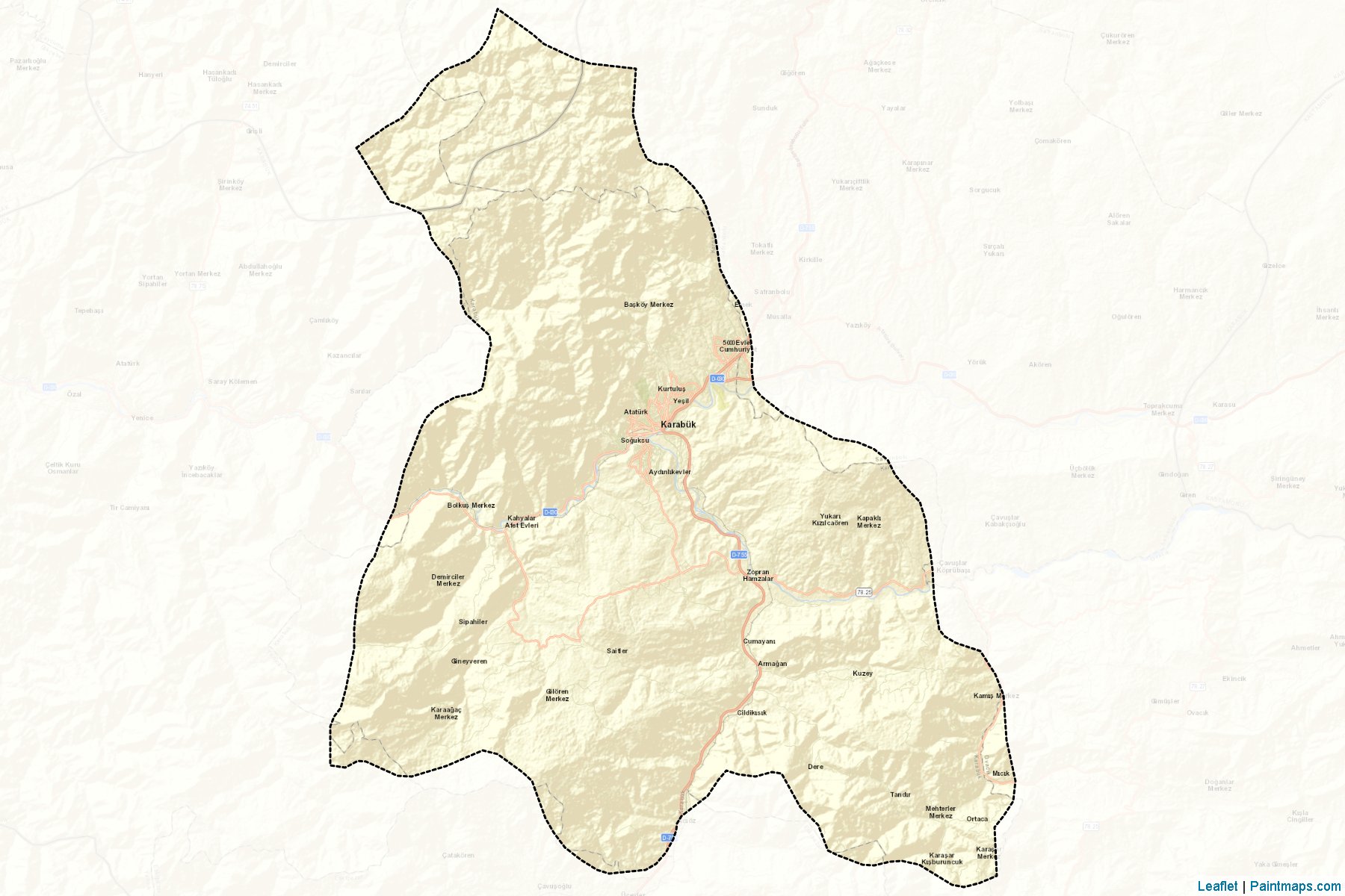 Merkez (Karabuk) Map Cropping Samples-2