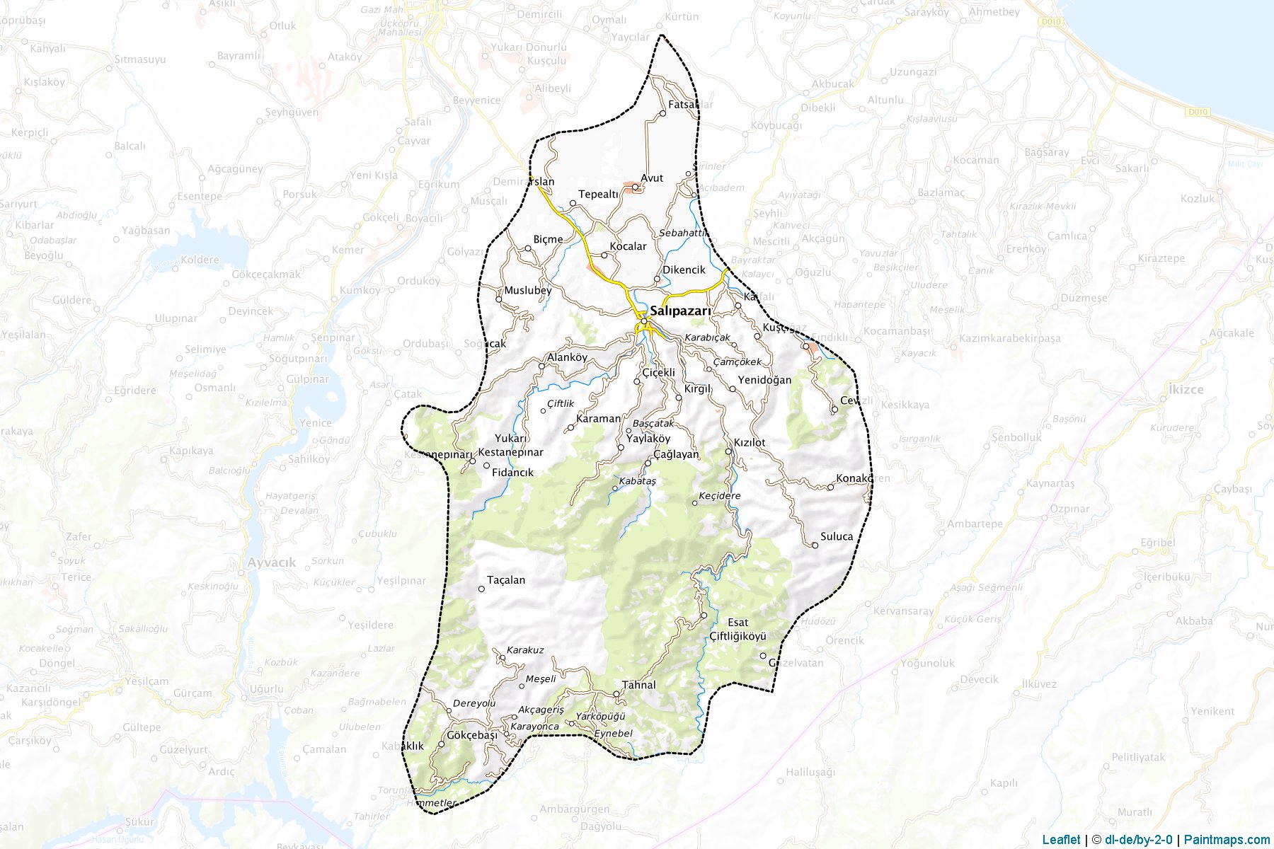 Salipazari (Samsun) Map Cropping Samples-1