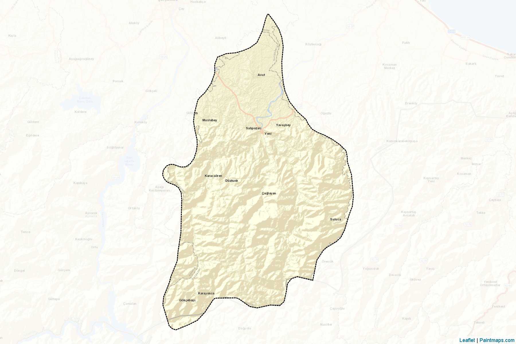 Salipazari (Samsun) Map Cropping Samples-2