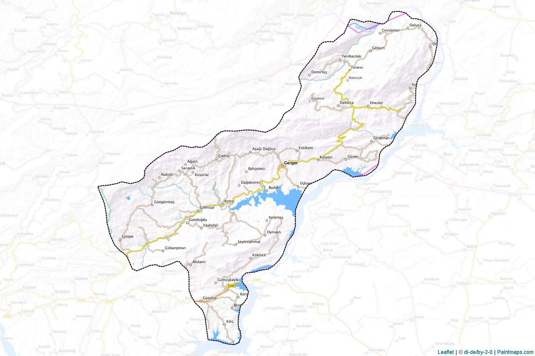 Gerger (Adıyaman) Haritası Örnekleri-1