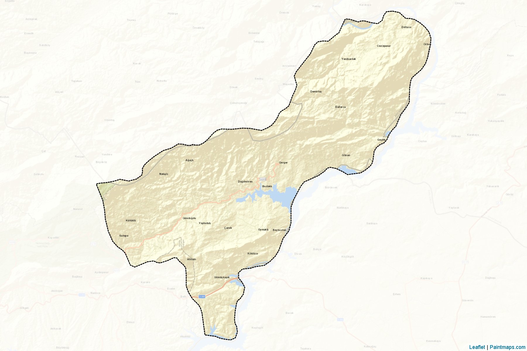 Gerger (Adiyaman) Map Cropping Samples-2