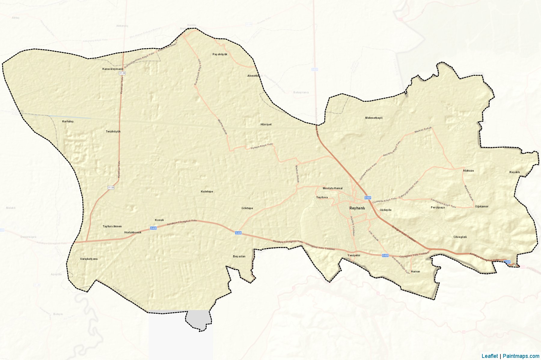 Reyhanli (Hatay) Map Cropping Samples-2