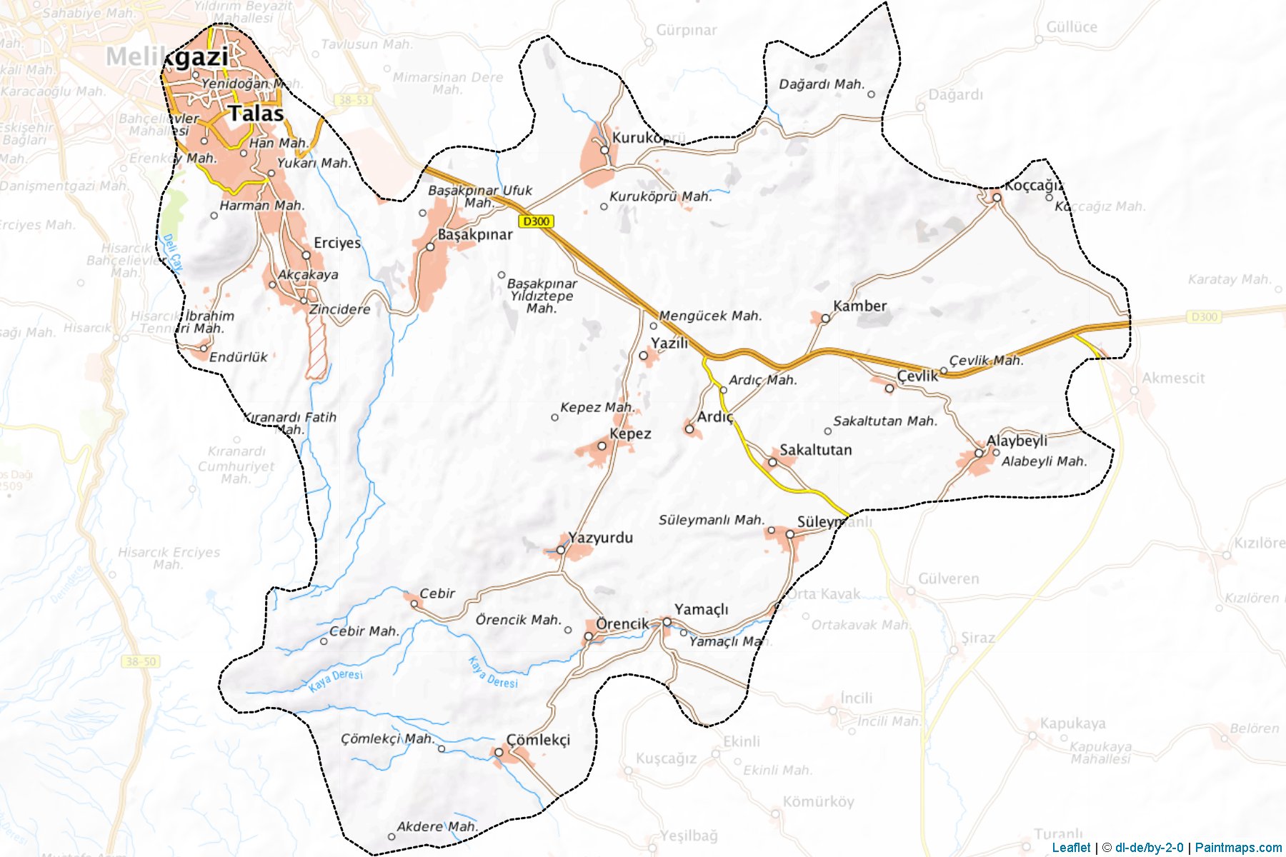 Talas (Kayseri) Map Cropping Samples-1