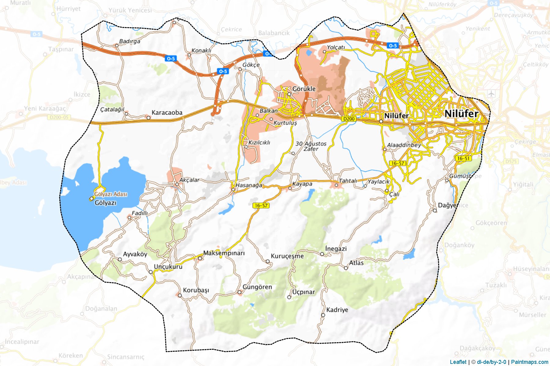 Nilüfer (Bursa) Map Cropping Samples-1