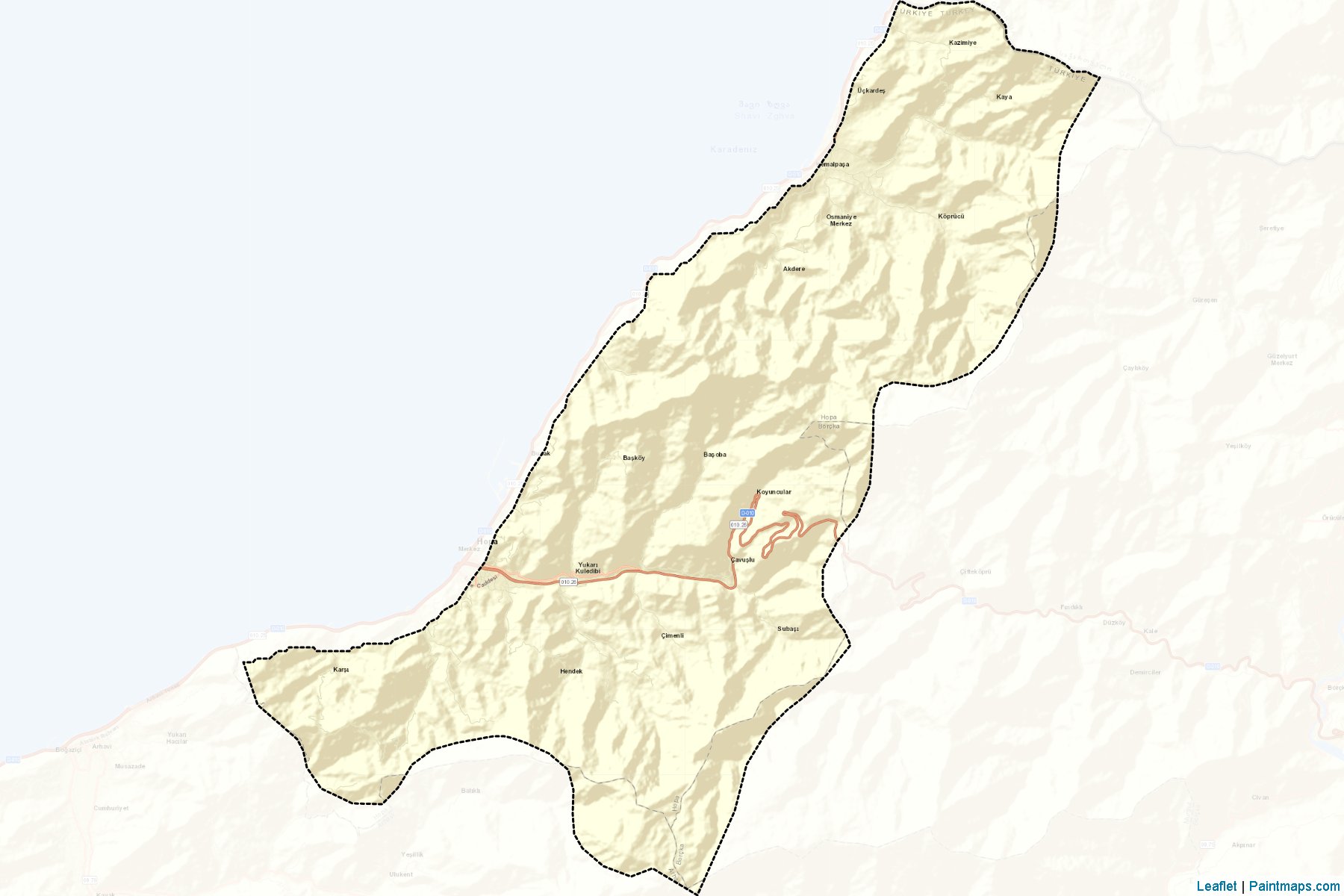 Hopa (Artvin) Map Cropping Samples-2