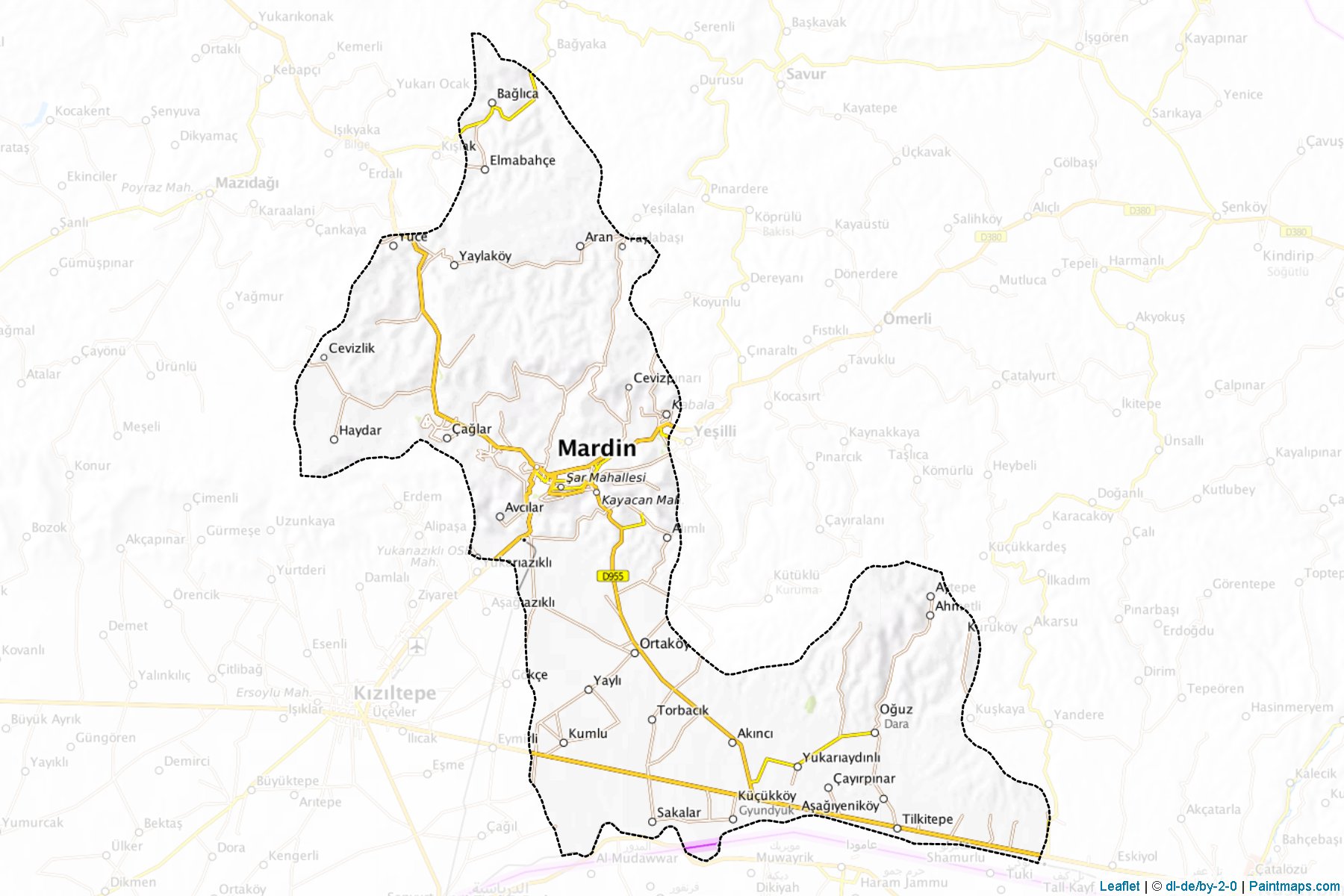 Merkez (Mardin) Map Cropping Samples-1