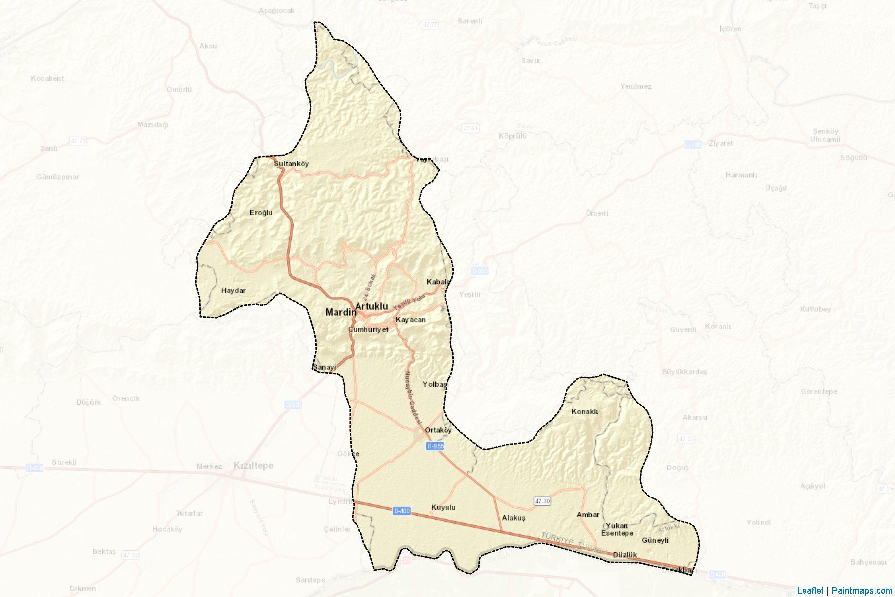 Merkez (Mardin) Map Cropping Samples-2