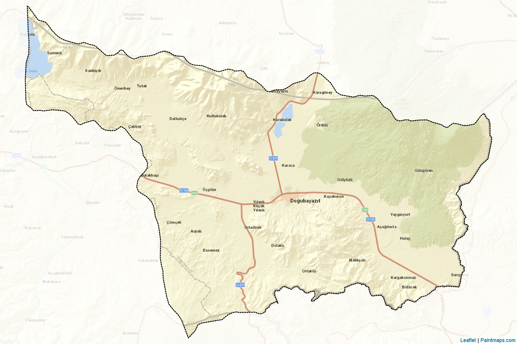 Dogubeyazit (Agri) Map Cropping Samples-2