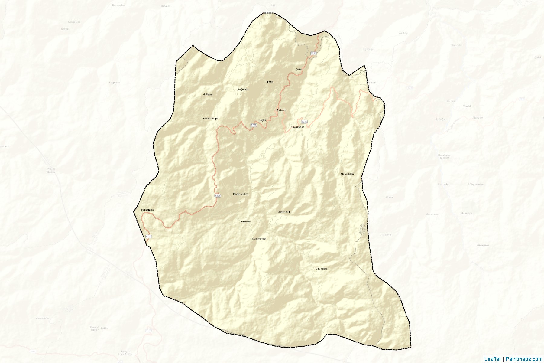 Aybasti (Ordu) Map Cropping Samples-2