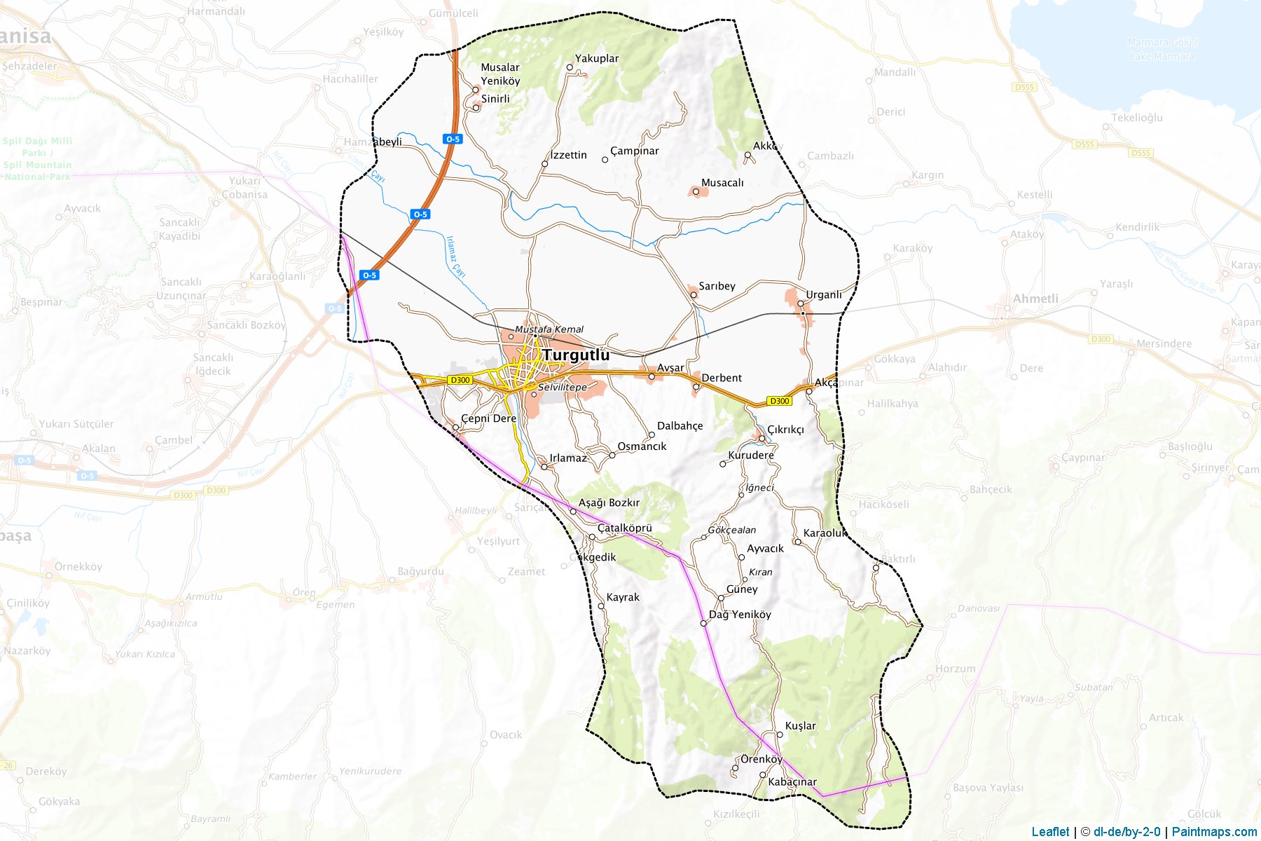 Turgutlu (Manisa) Map Cropping Samples-1