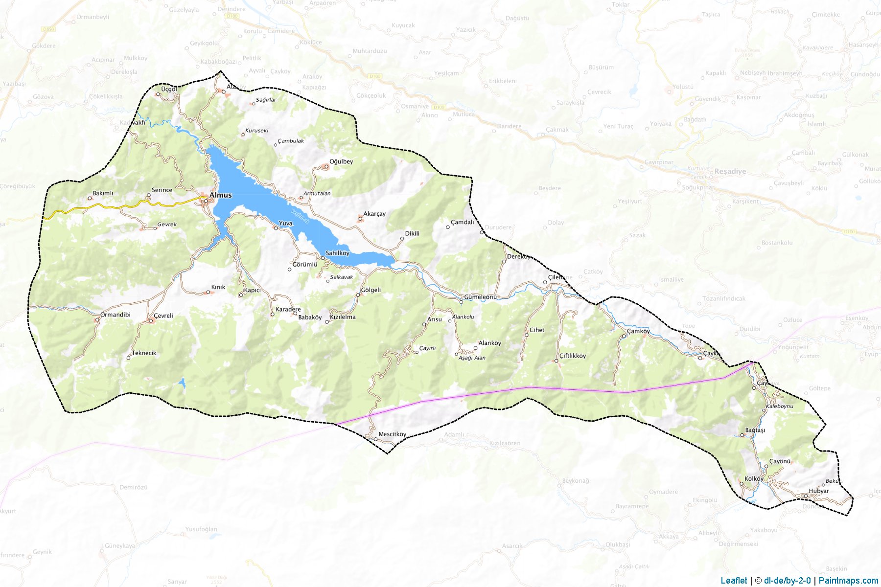 Almus (Tokat) Map Cropping Samples-1