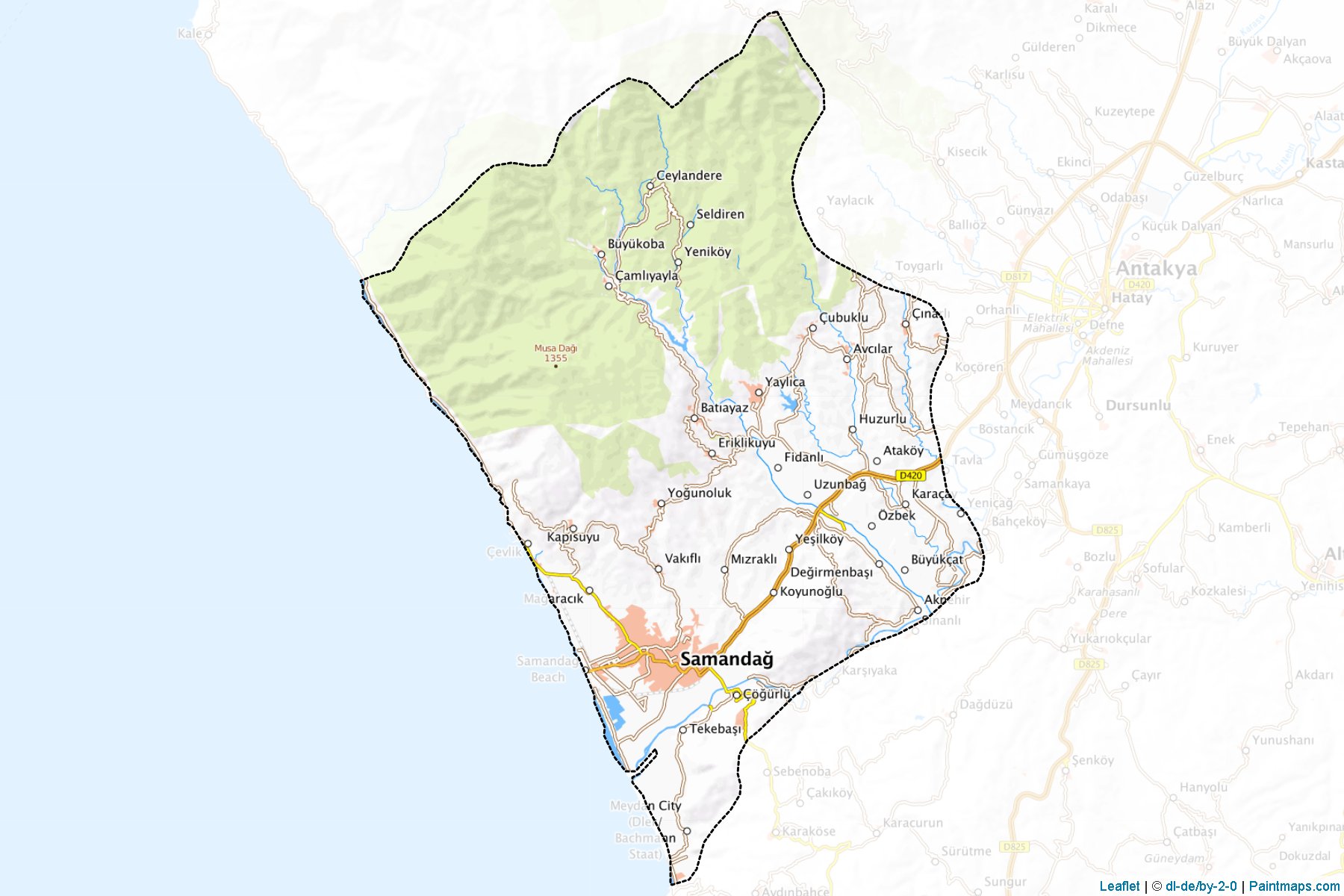 Samandag (Hatay) Map Cropping Samples-1