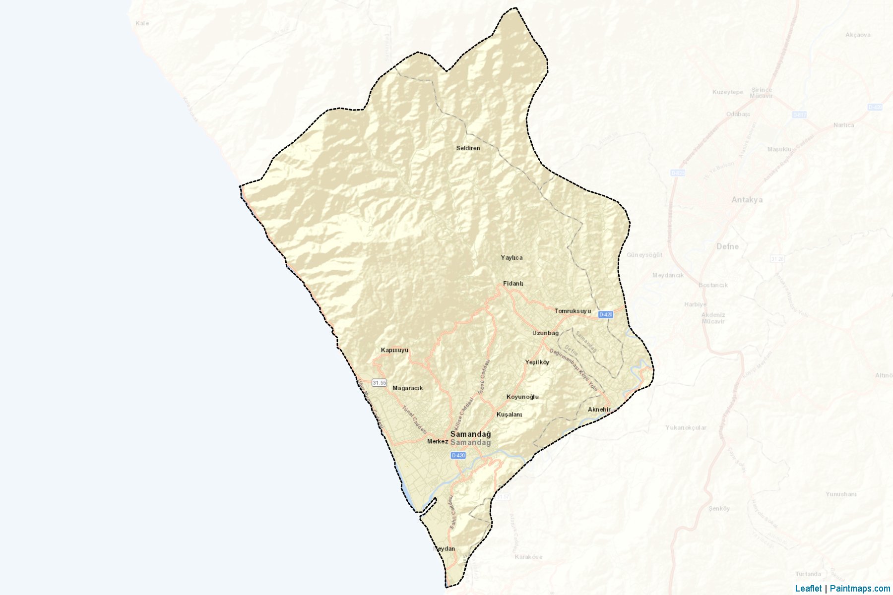 Samandag (Hatay) Map Cropping Samples-2