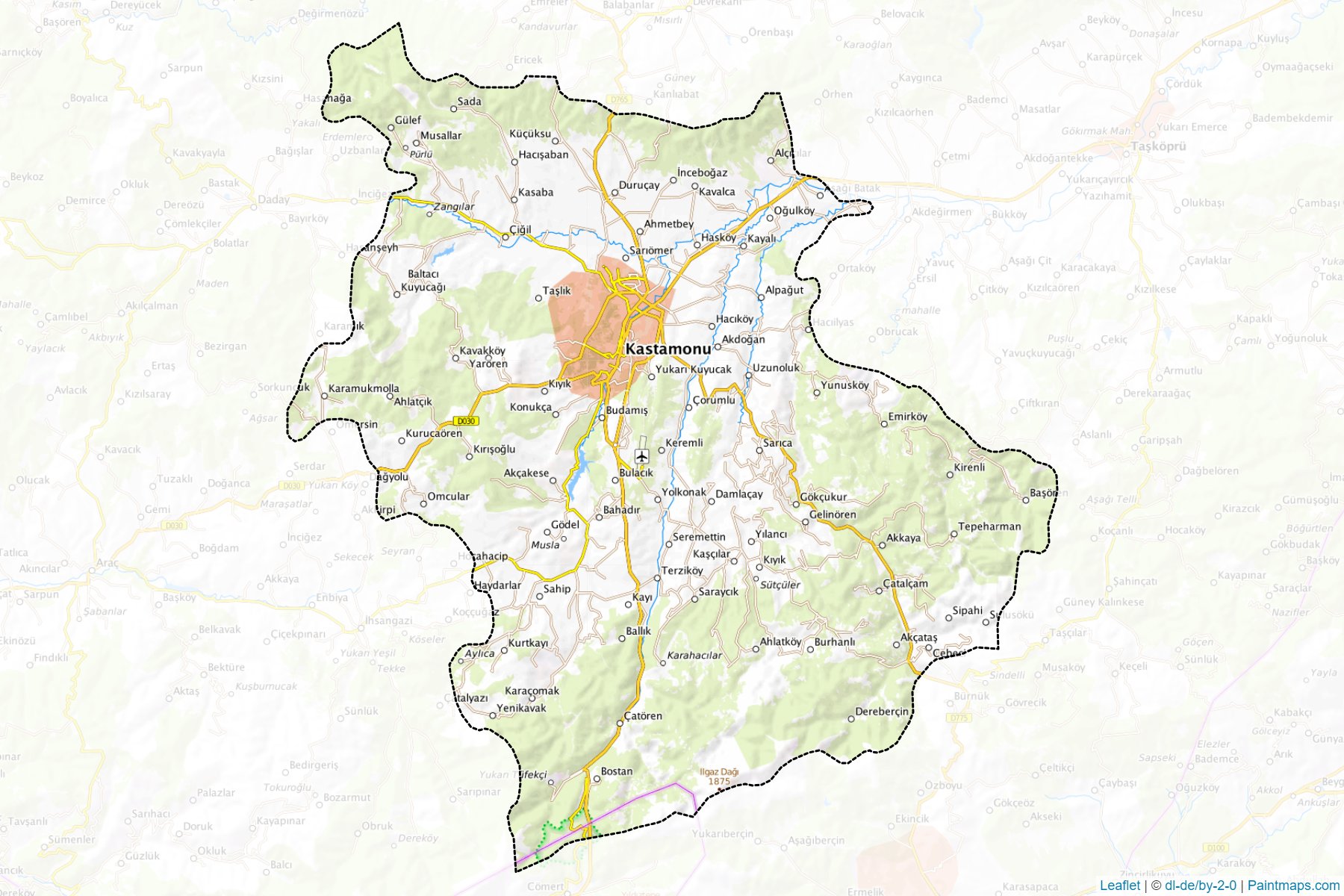 Merkez (Kastamonu) Map Cropping Samples-1