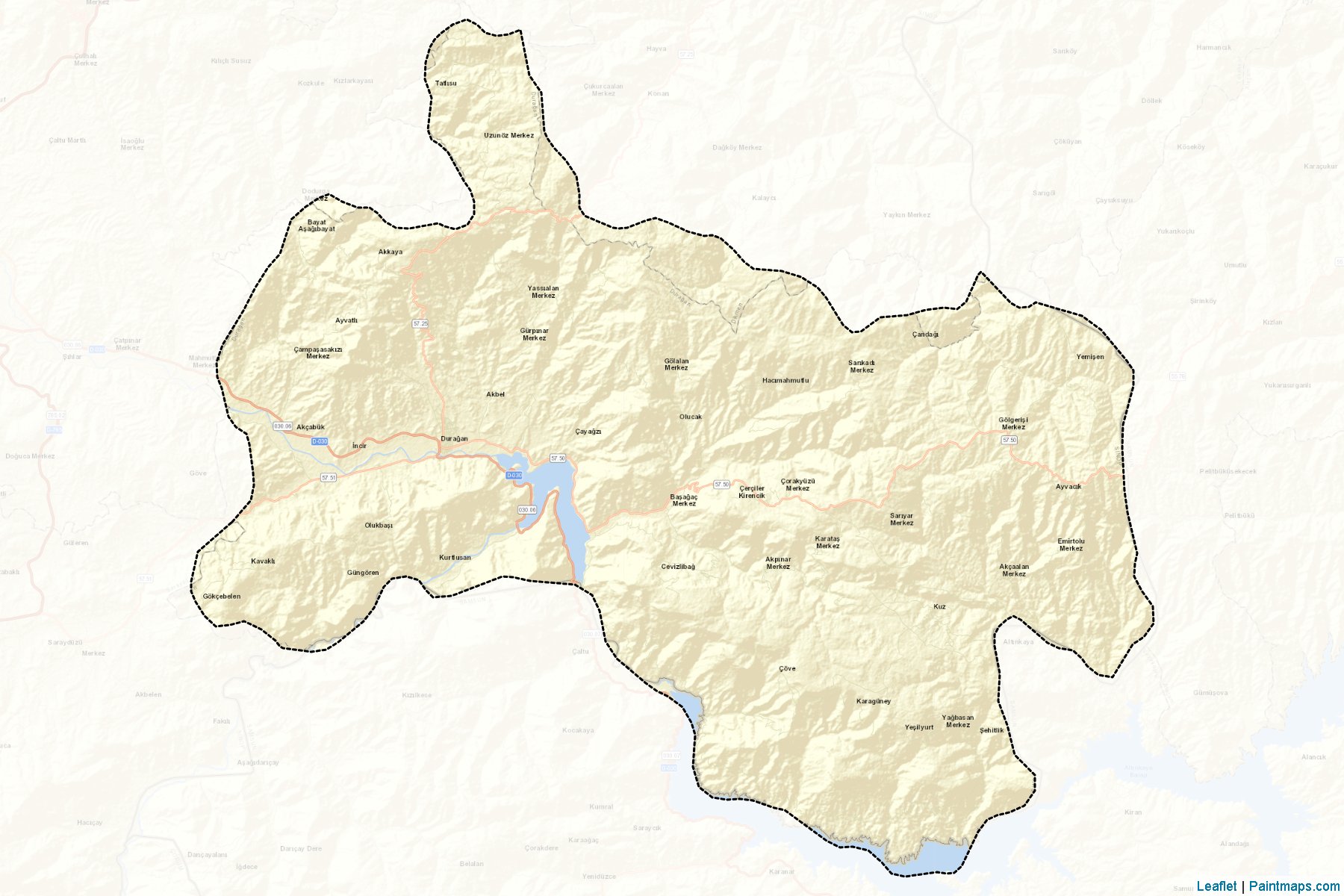 Duragan (Sinop) Map Cropping Samples-2