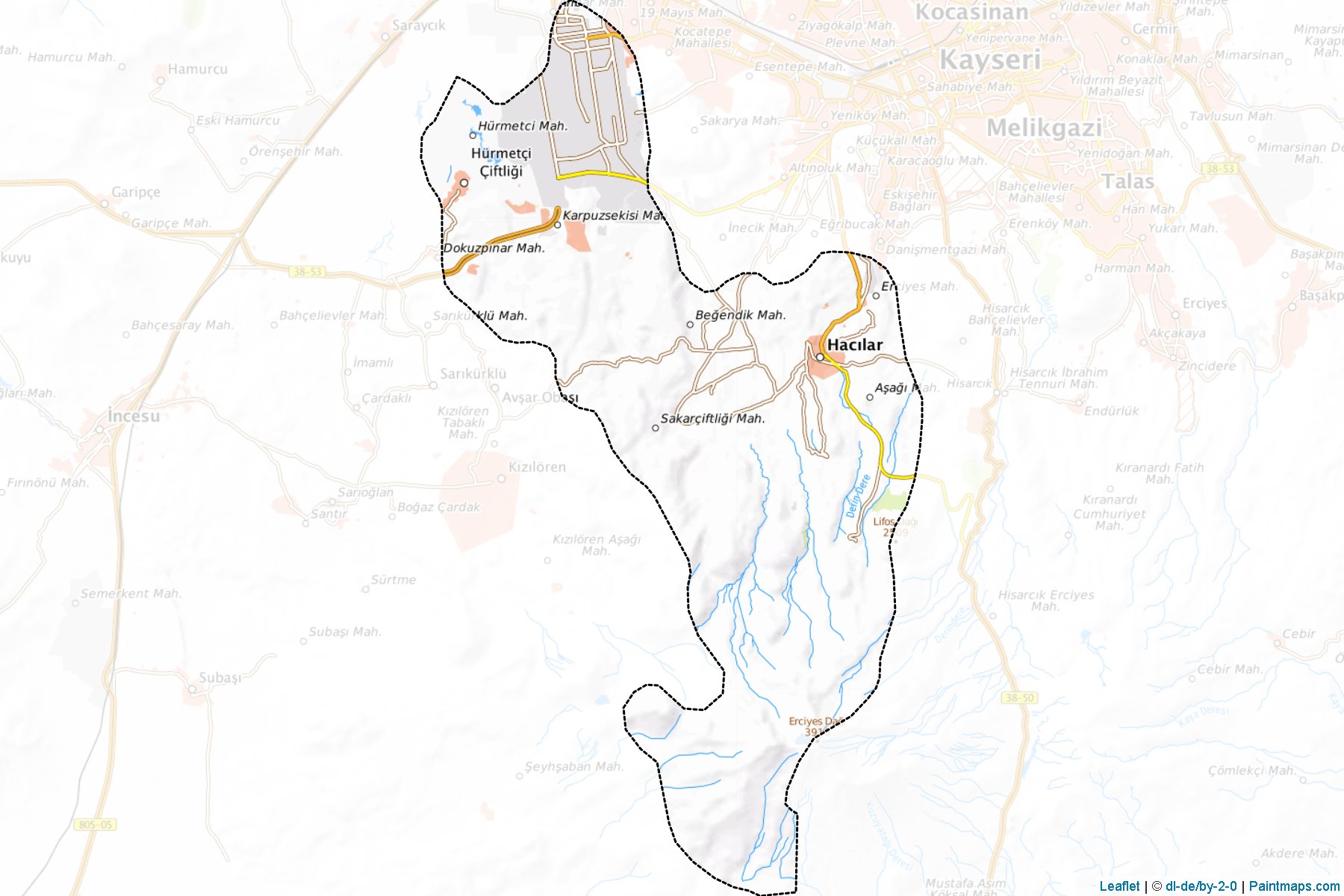 Hacılar (Kayseri) Map Cropping Samples-1