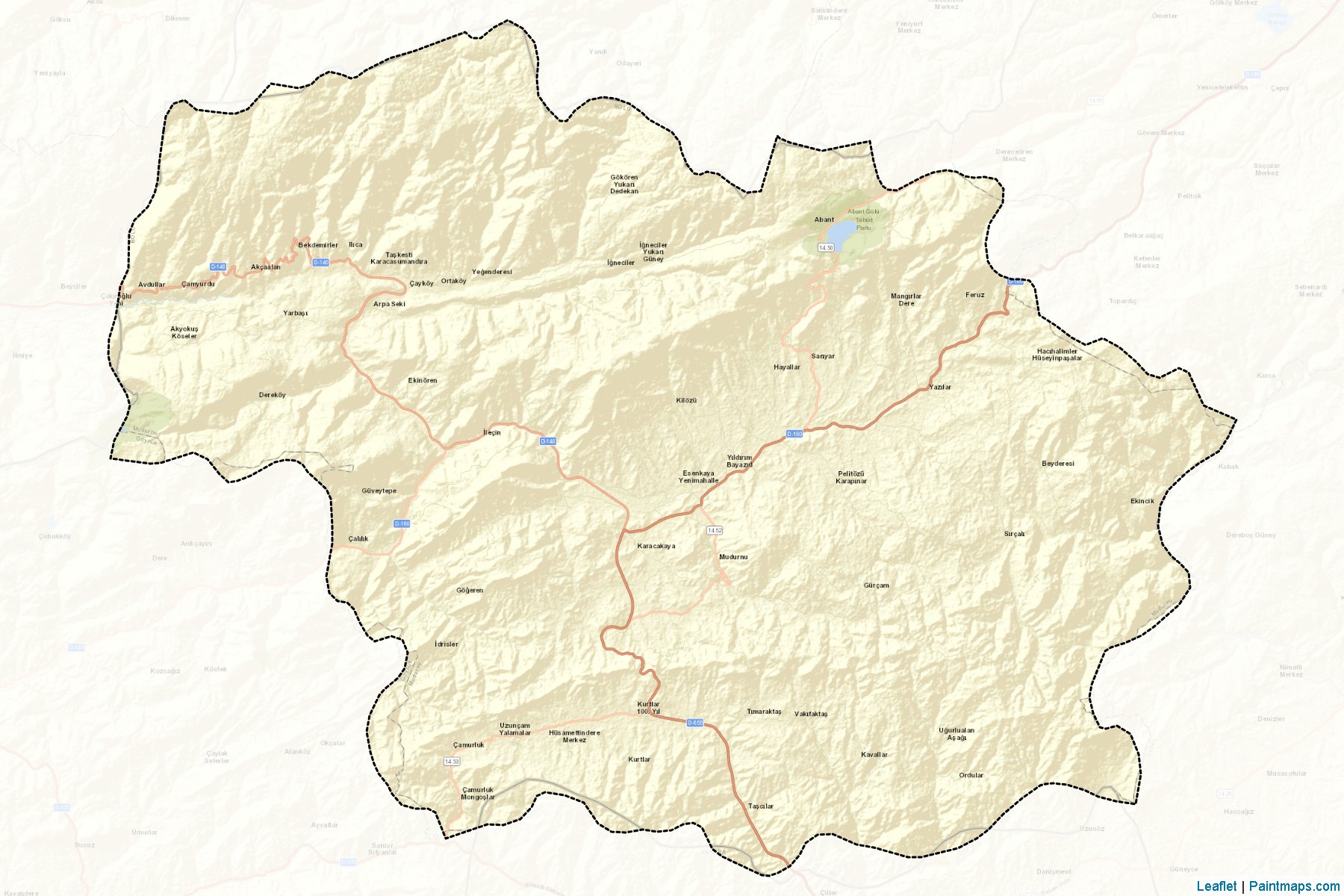 Mudurnu (Bolu) Map Cropping Samples-2