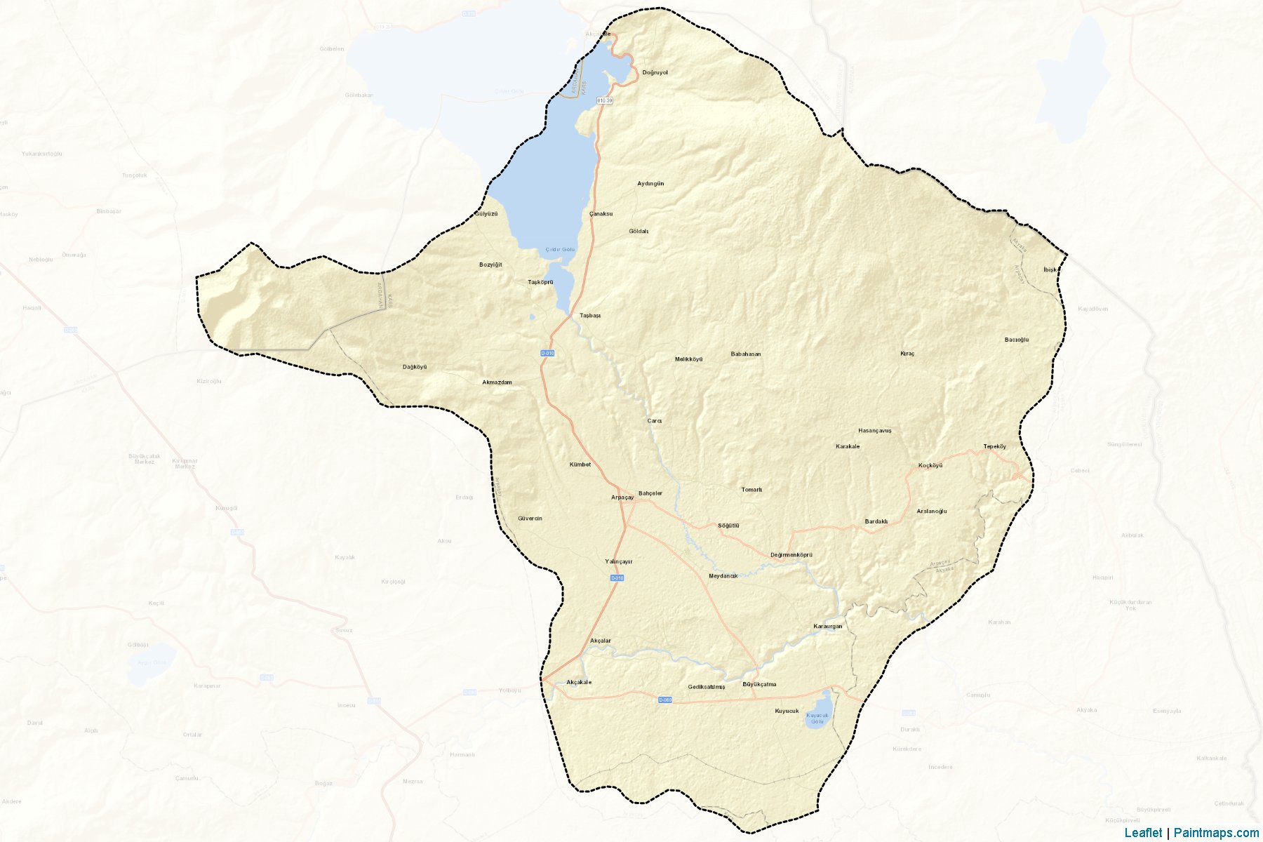 Muestras de recorte de mapas Arpaçay (Kars)-2