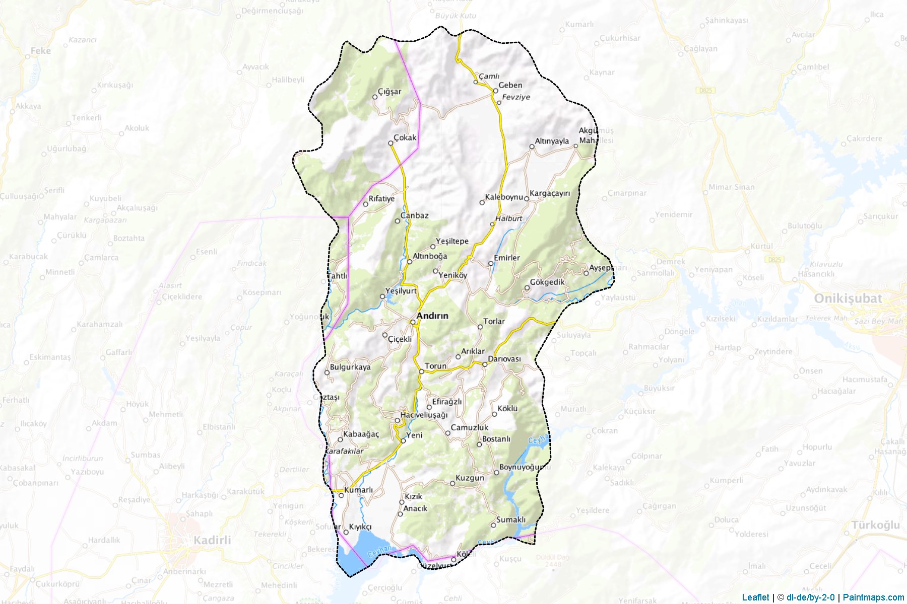 Andirin (K. Maras) Map Cropping Samples-1