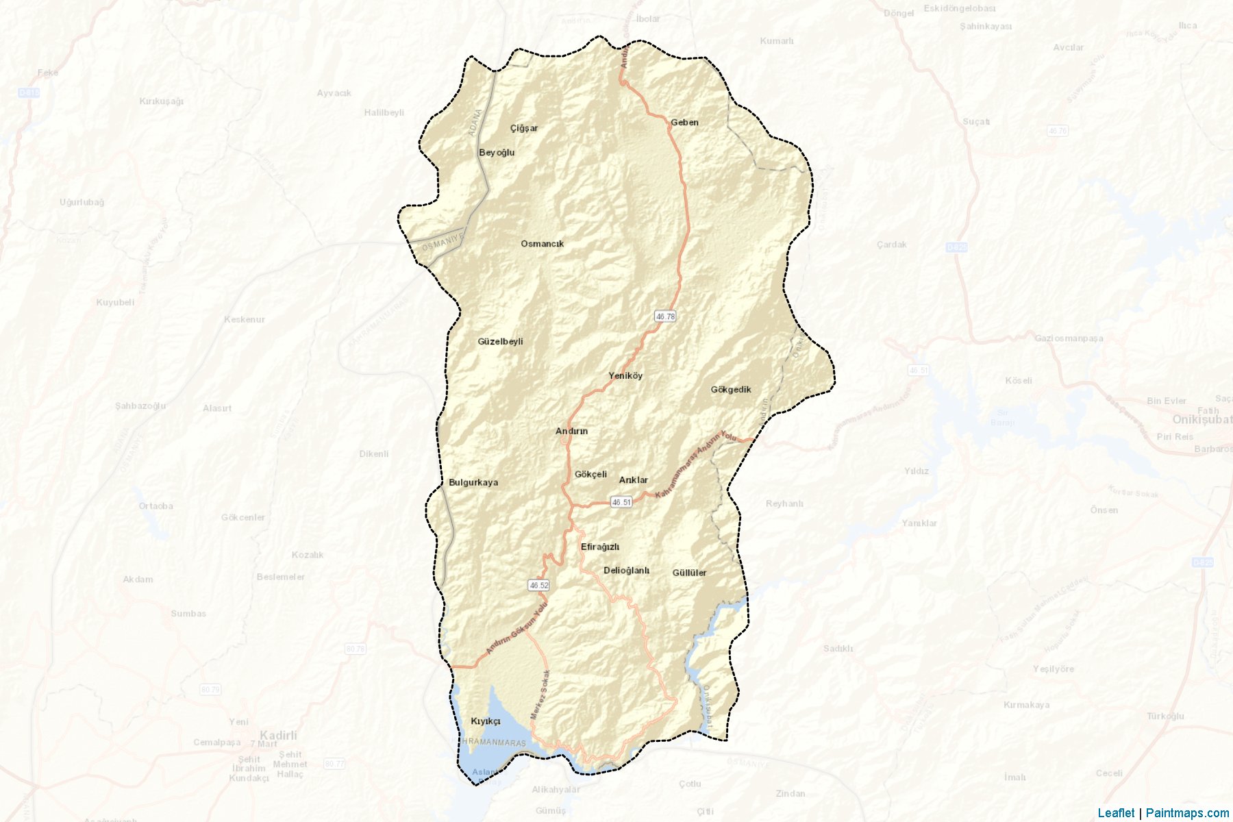 Andirin (K. Maras) Map Cropping Samples-2