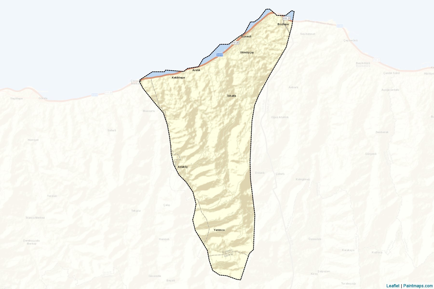 Eynesil (Giresun) Map Cropping Samples-2