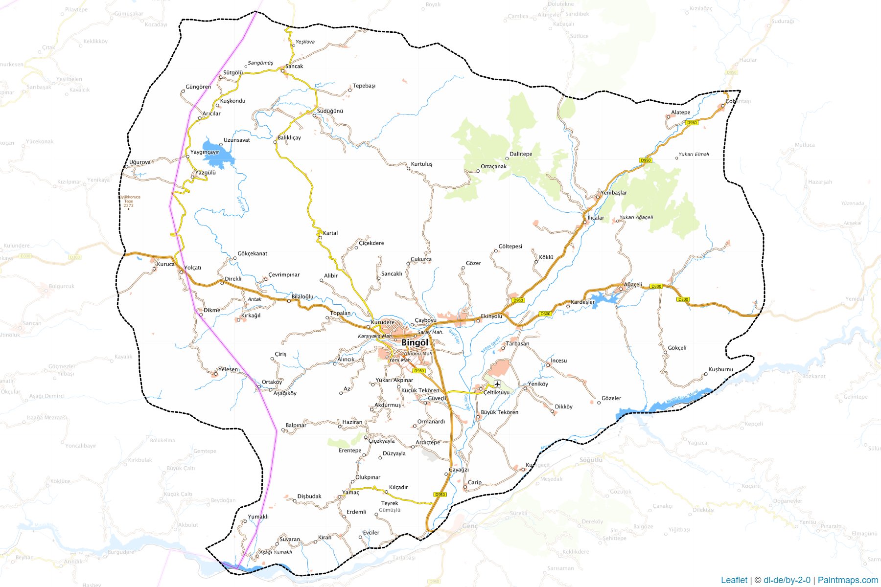 Merkez (Bingol) Map Cropping Samples-1