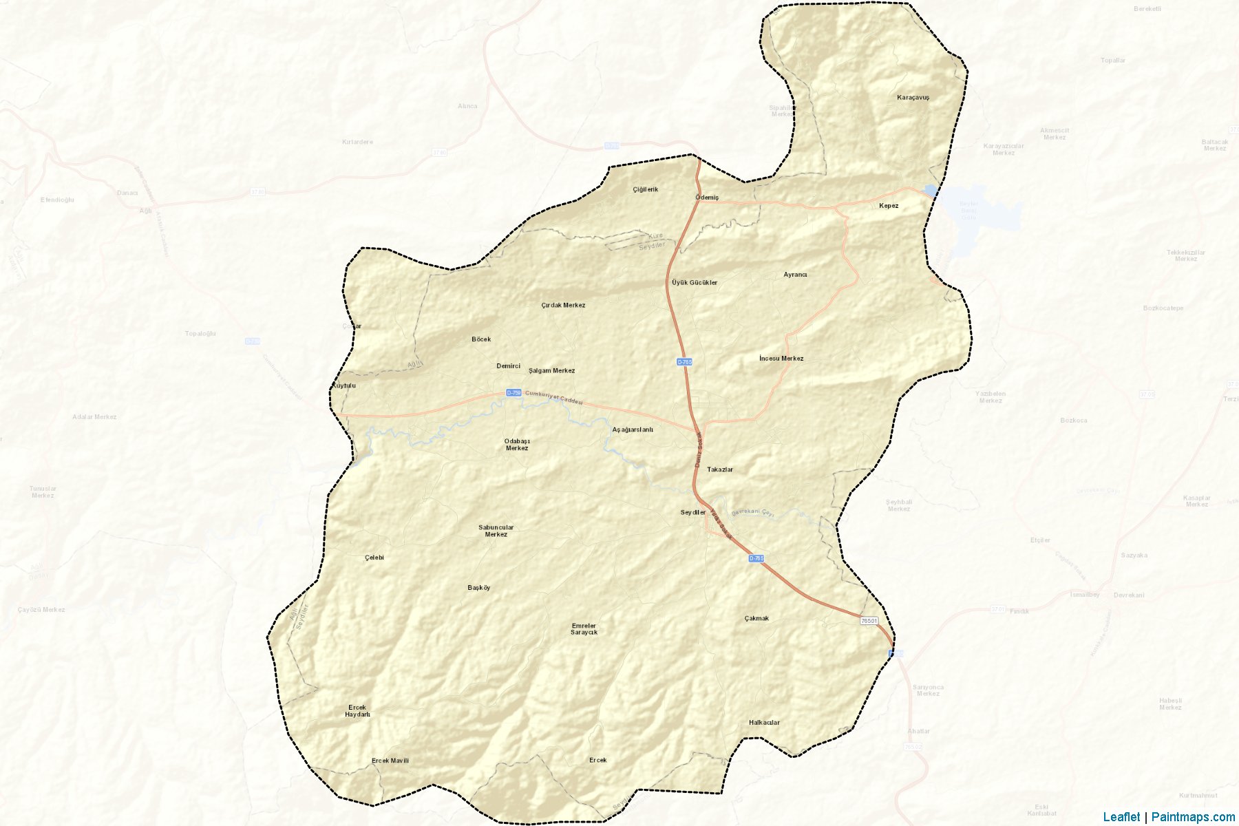 Seydiler (Kastamonu) Map Cropping Samples-2