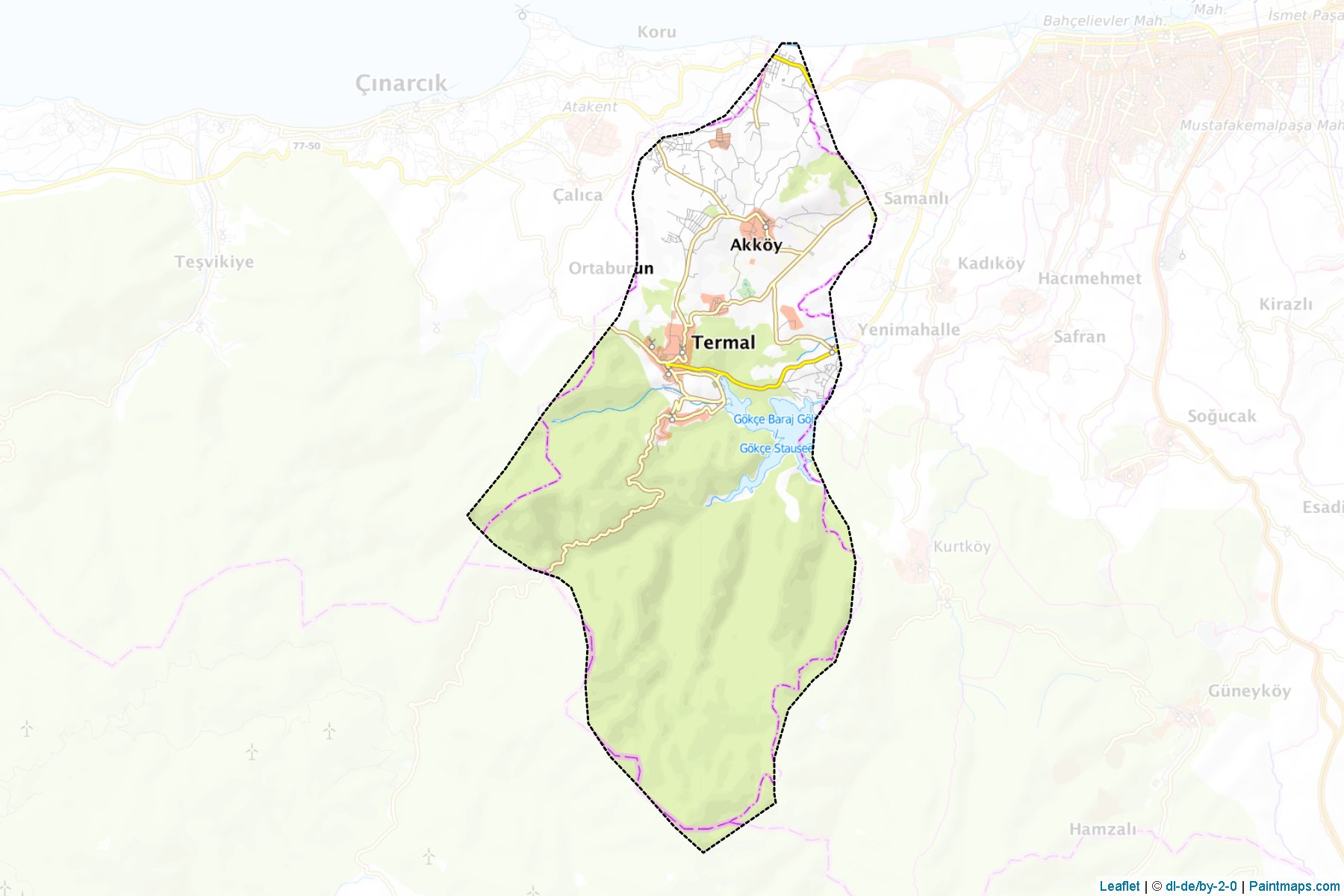 Termal (Yalova) Map Cropping Samples-1