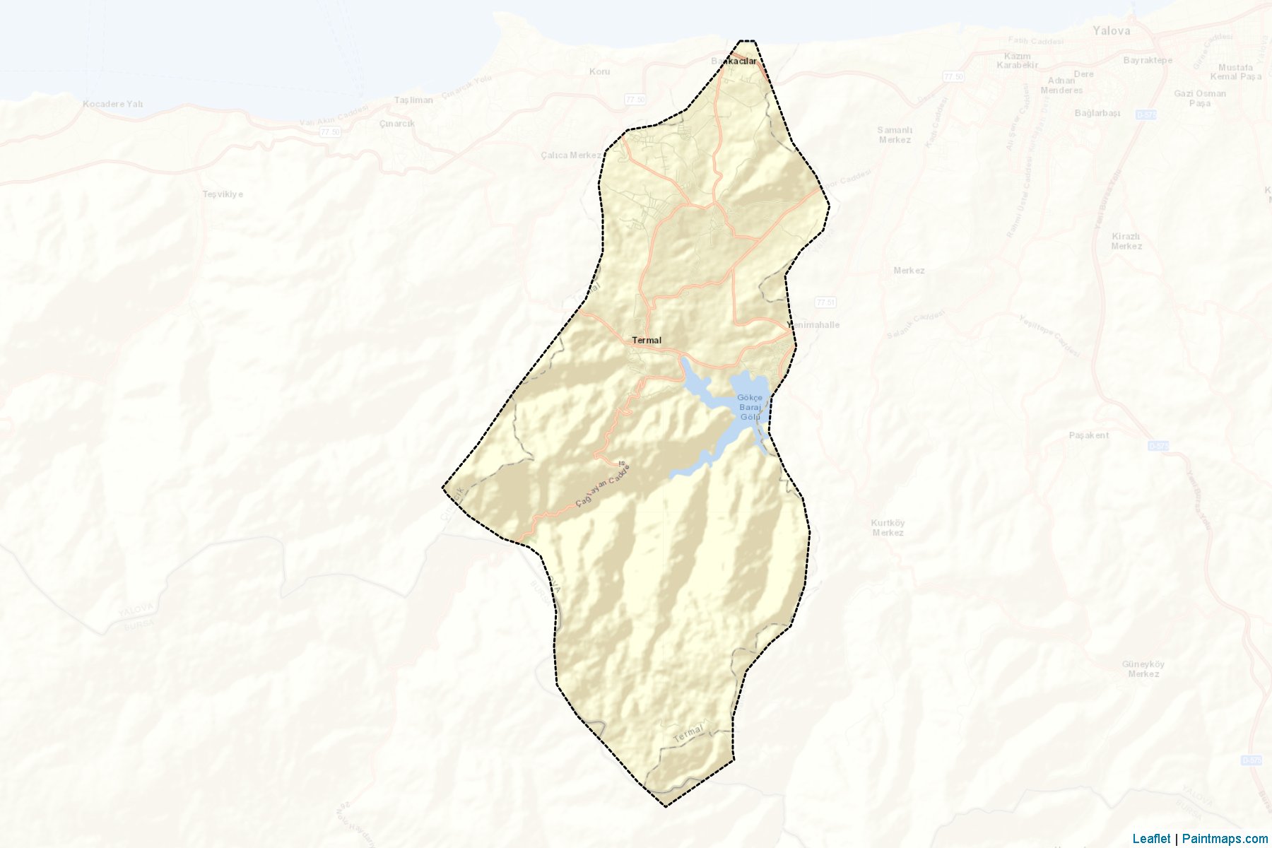 Termal (Yalova) Map Cropping Samples-2