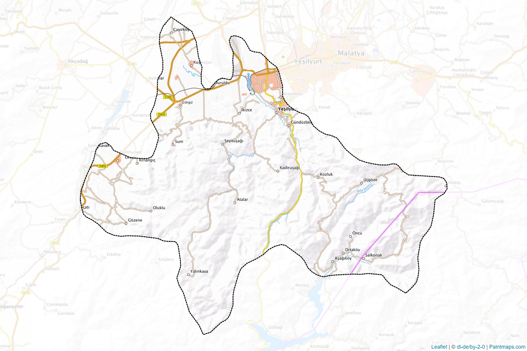 Yesilyurt (Malatya) Map Cropping Samples-1