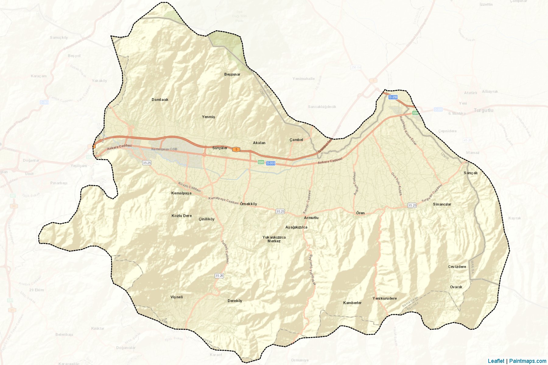 Kemalpasa (Izmir) Map Cropping Samples-2