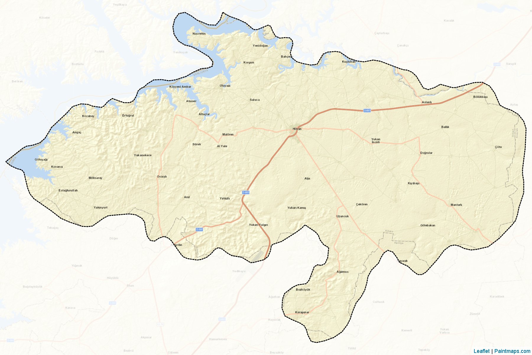 Hilvan (Sanliurfa) Map Cropping Samples-2