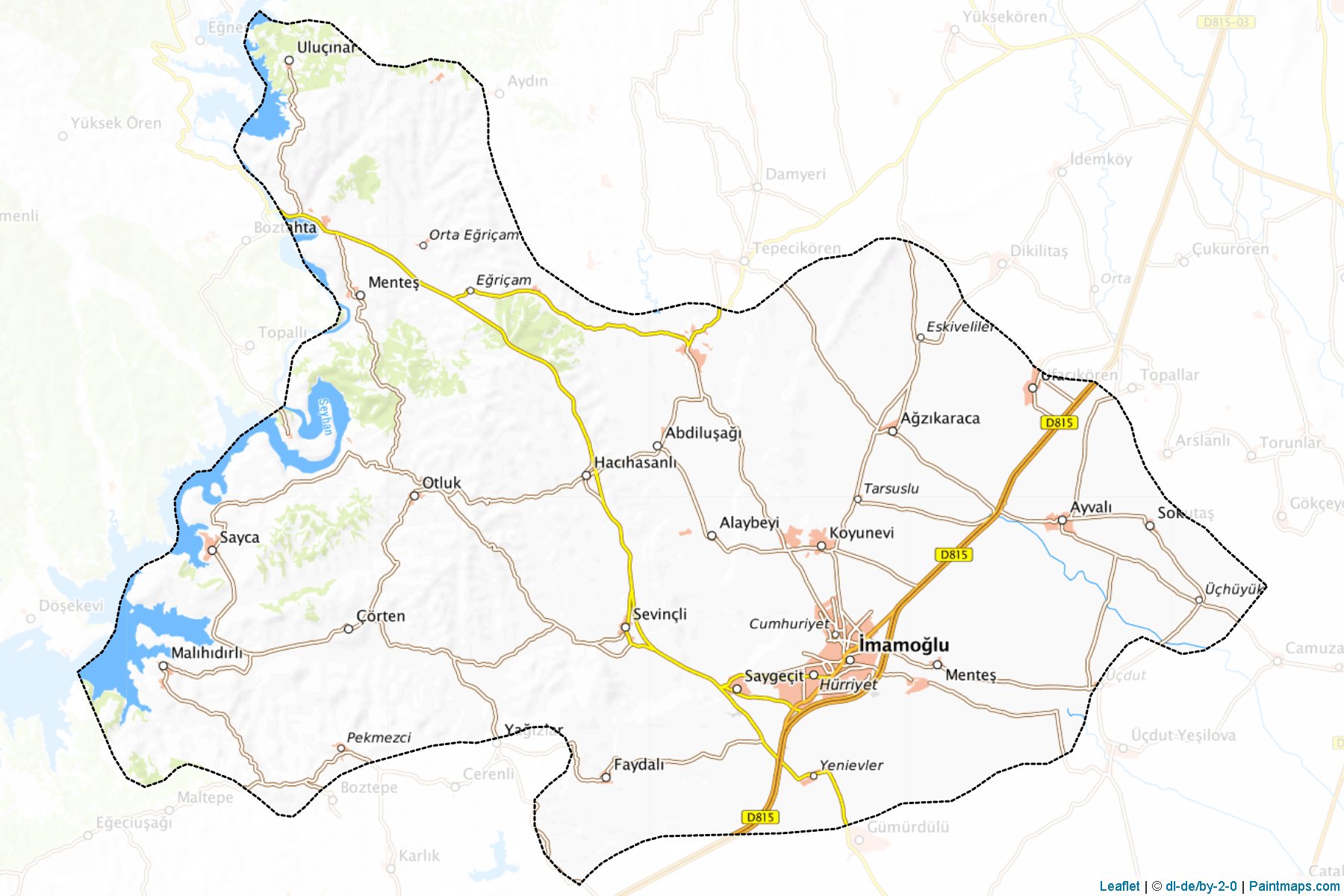 Muestras de recorte de mapas İmamoğlu (Adana)-1