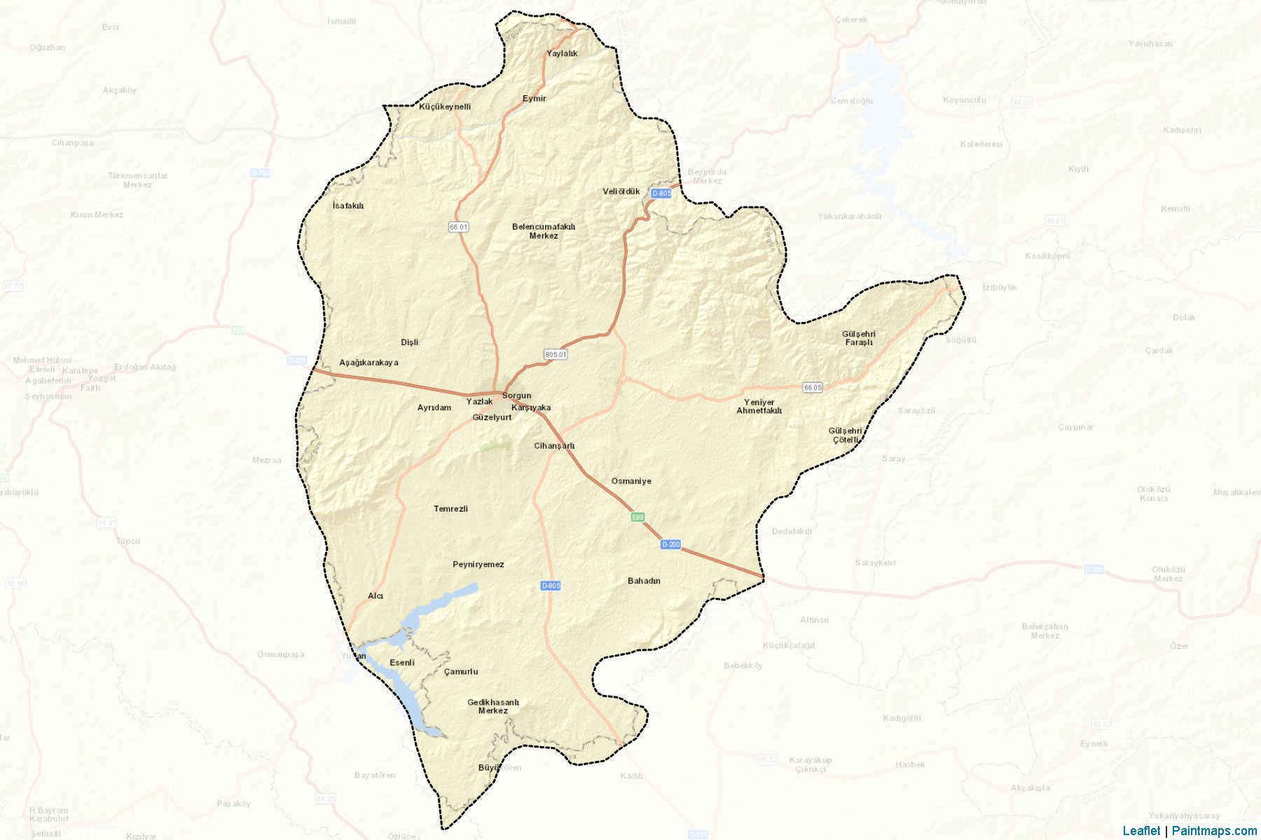 Sorgun (Yozgat) Map Cropping Samples-2