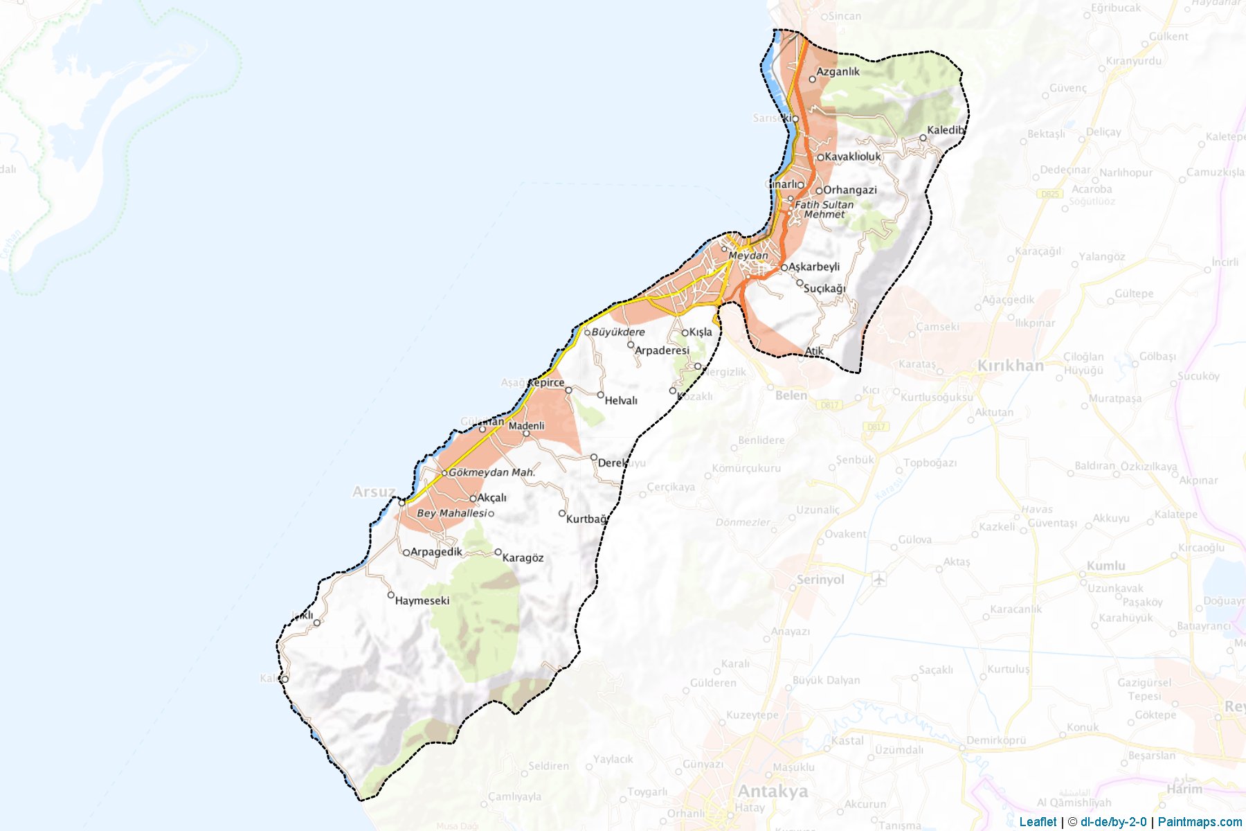 Iskenderun (Hatay) Map Cropping Samples-1