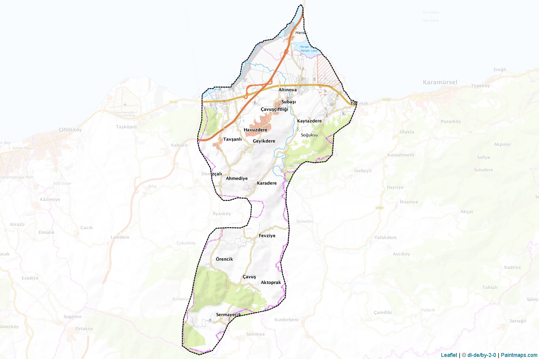 Altınova (Kocaeli) Map Cropping Samples-1