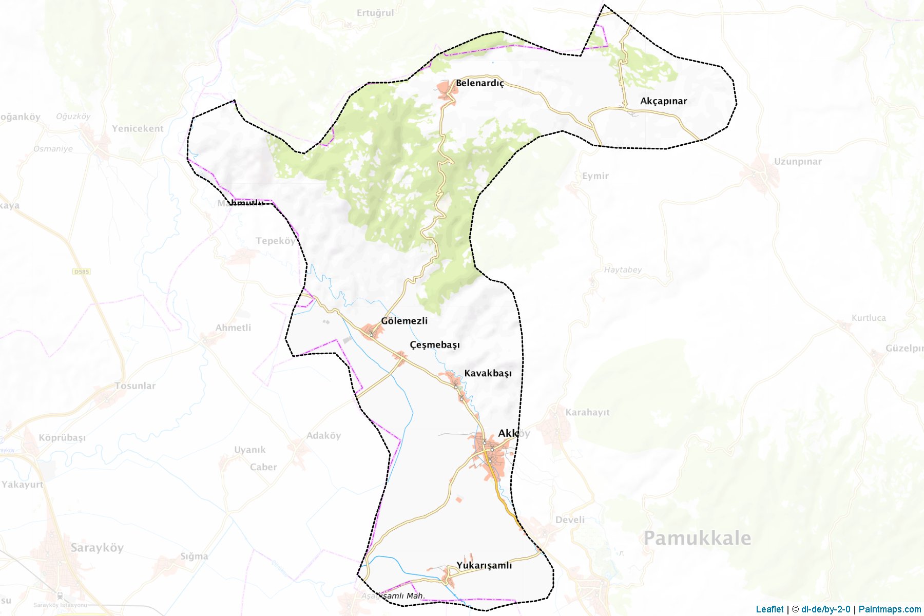 Akköy (Denizli) Map Cropping Samples-1