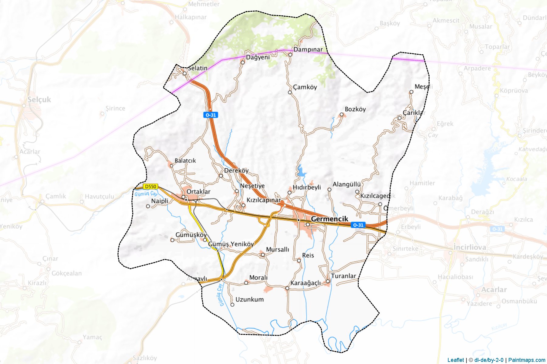 Germencik (Aydin) Map Cropping Samples-1