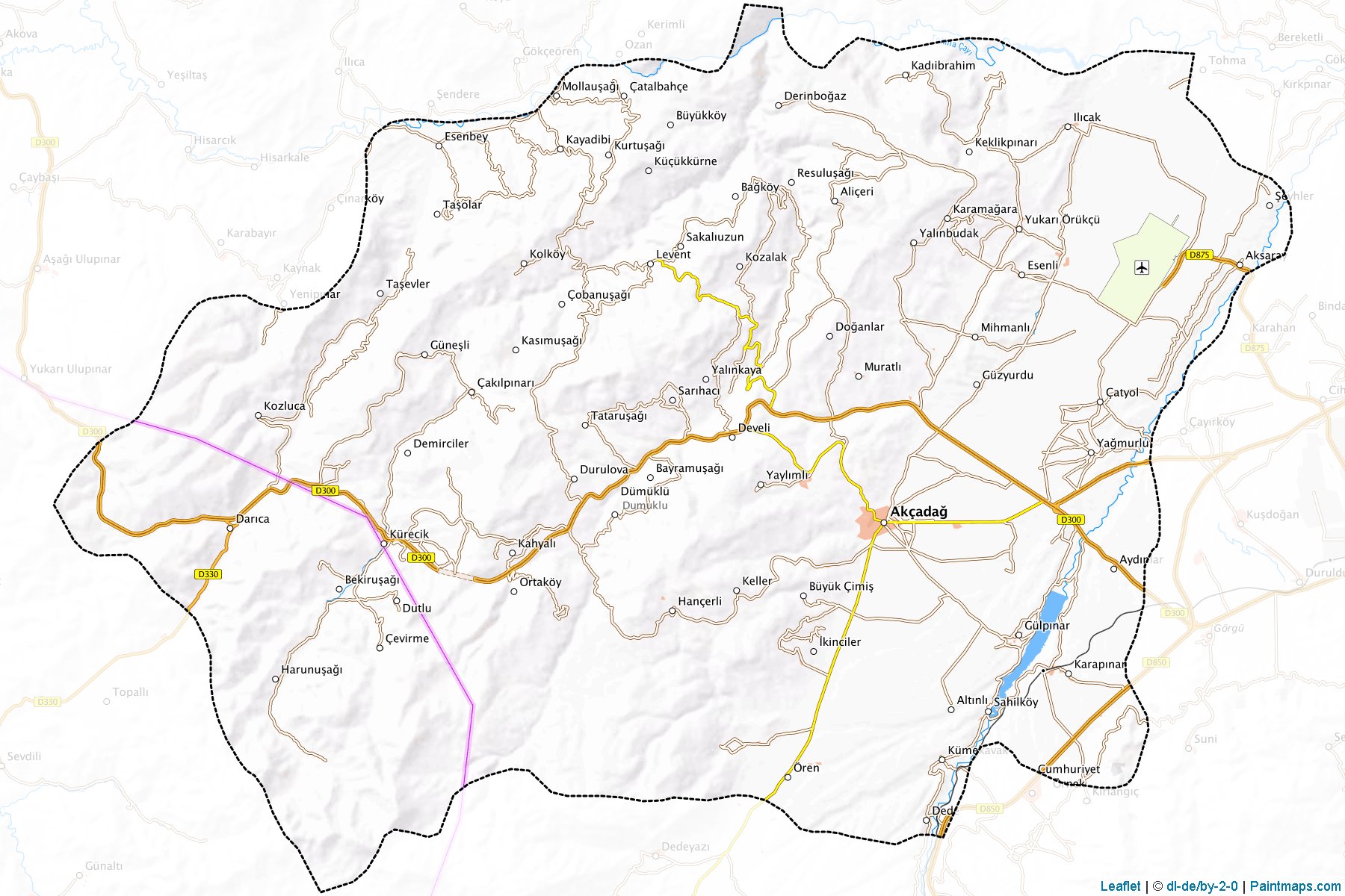 Akçadag (Malatya) Map Cropping Samples-1