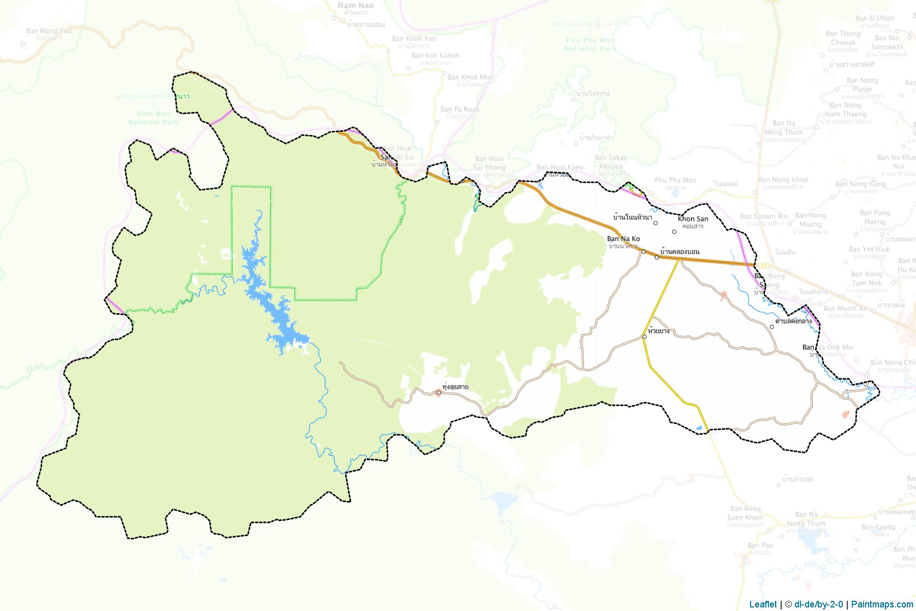 Khon San (Chaiyaphum) Map Cropping Samples-1