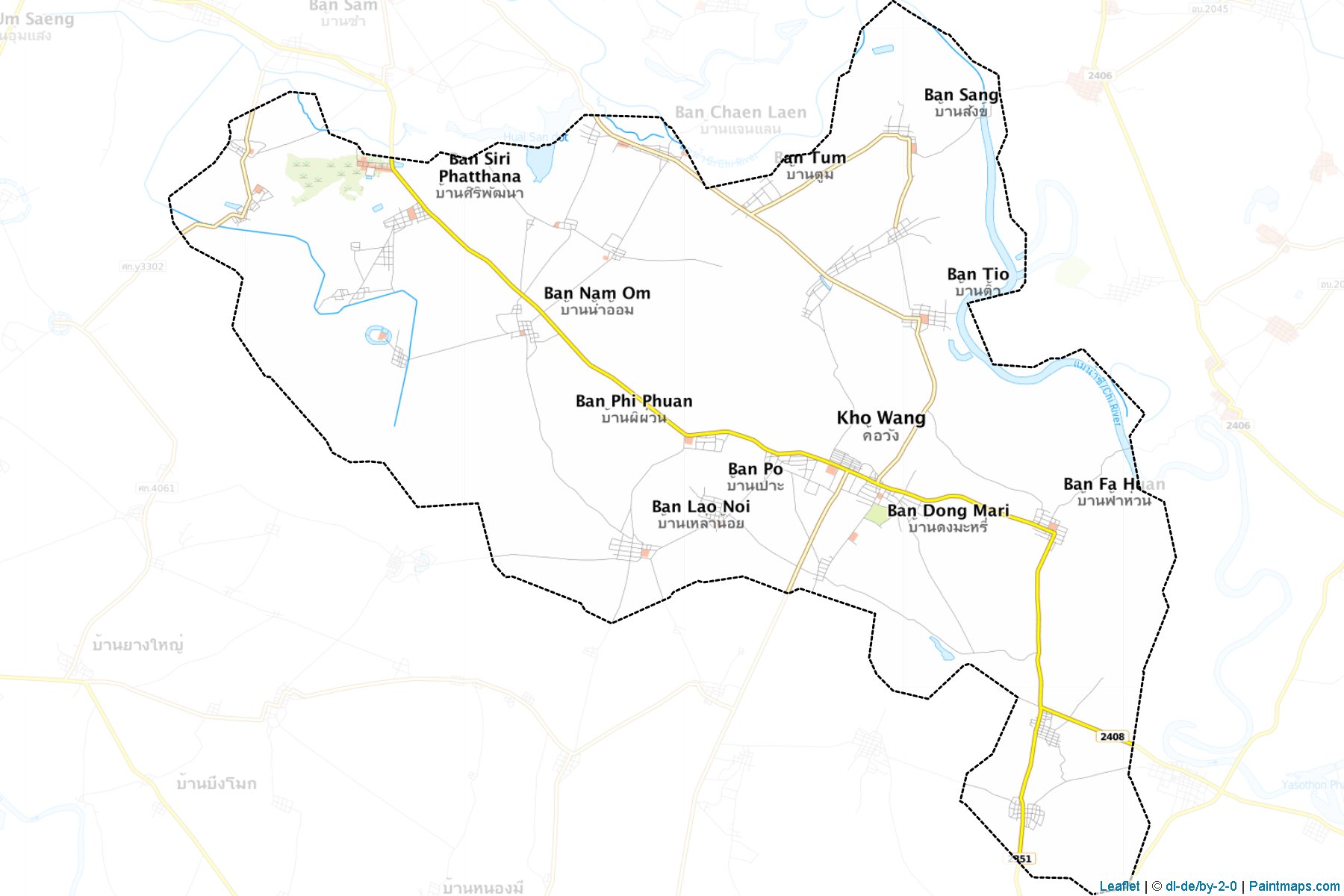 Kho Wang (Yasothon) Map Cropping Samples-1