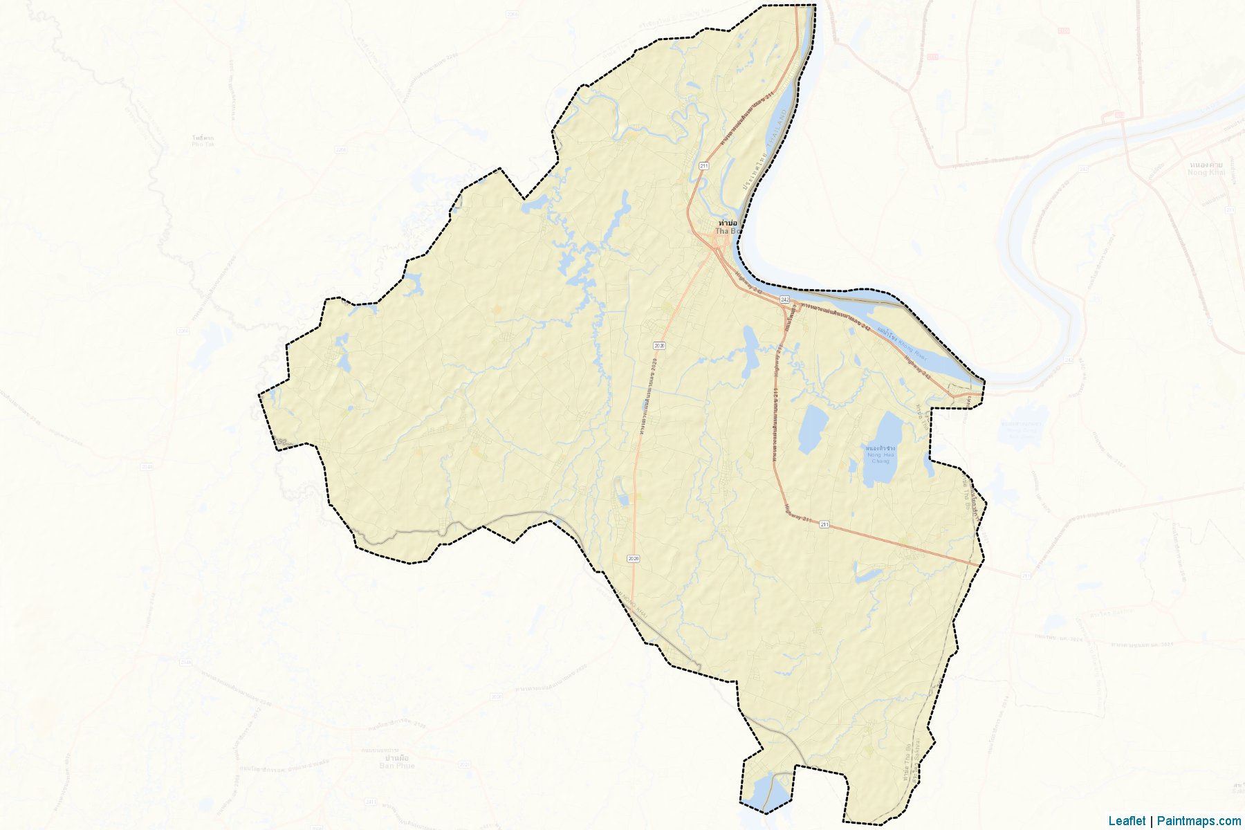 Tha Bo (Nong Khai) Map Cropping Samples-2