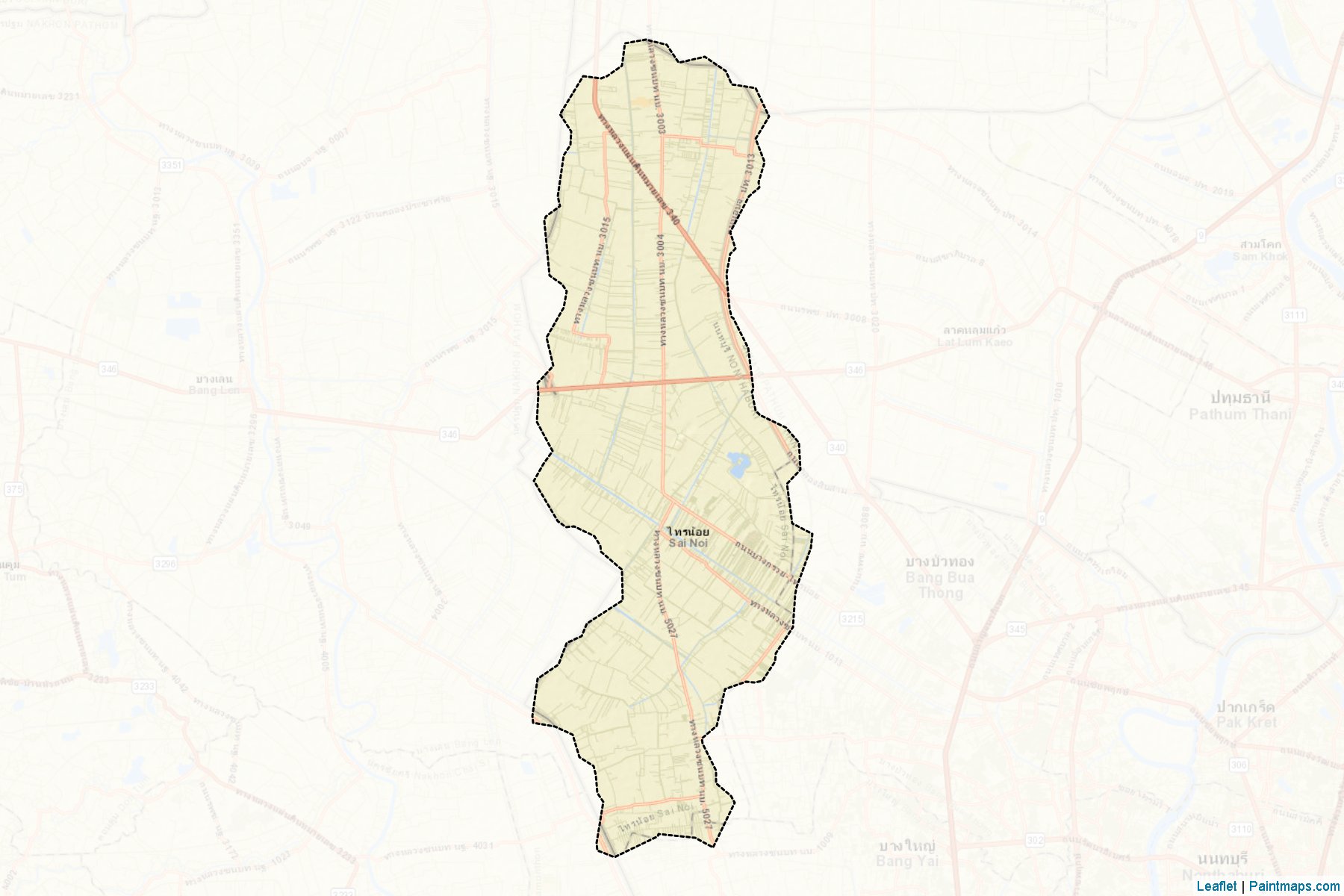 Sai Noi (Nonthaburi) Map Cropping Samples-2