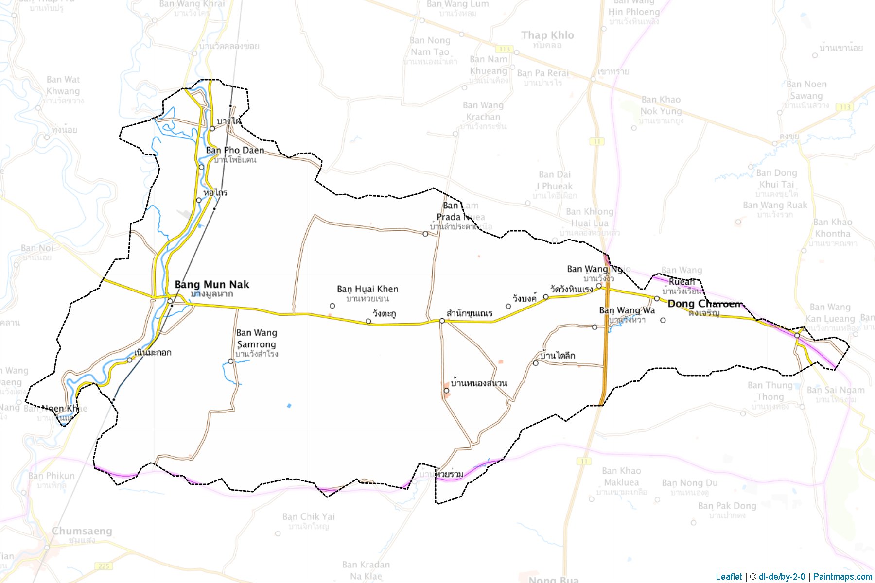 Dong Charoen (Phichit) Map Cropping Samples-1