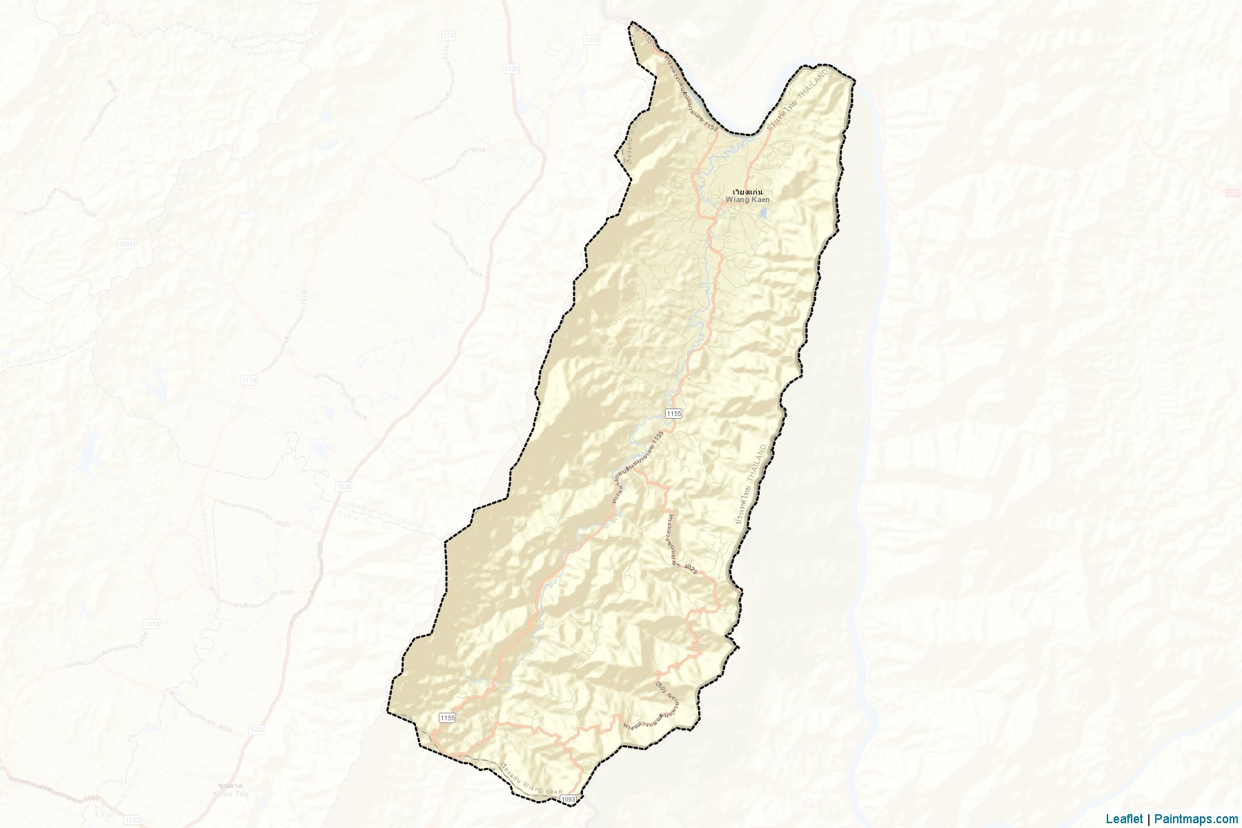 Wiang Kaen (Chiang Rai) Map Cropping Samples-2