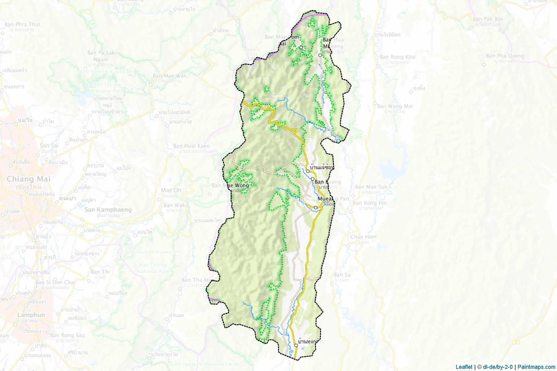 Mueang Pan (Lampang) Map Cropping Samples-1