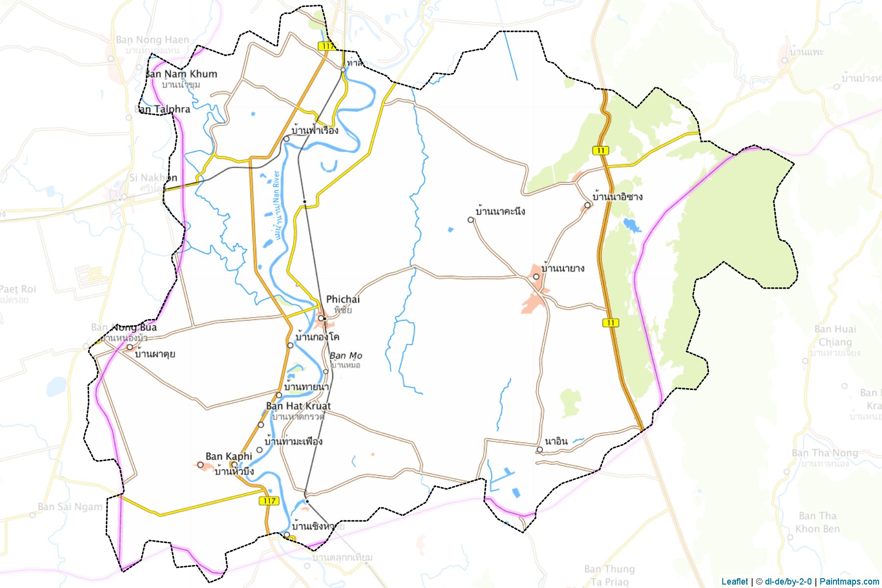 Phichai (Uttaradit) Map Cropping Samples-1